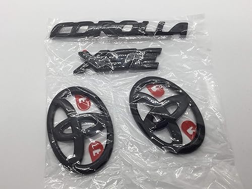 Miniatura 1 de Superposiciones originales de Toyota 2020 y más Corolla XSE Sedan con emblema negro