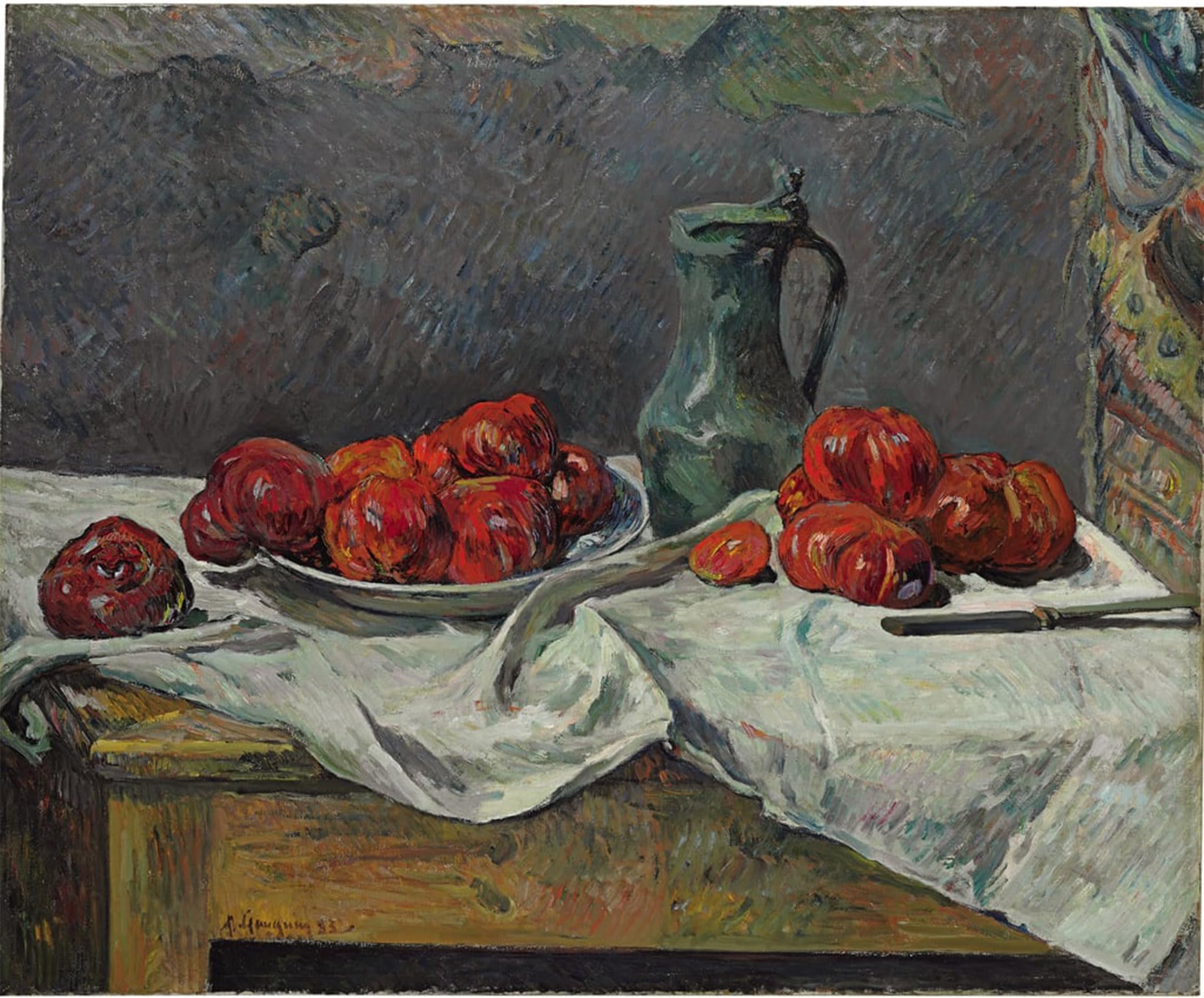 SERENDIPITP Vintage Wall Art Canvas Nordic Poster Canvas Print Picture Still Life with Tomatoes by Paul Gauguin Wall Art Poster for Home Decor 60x90cm