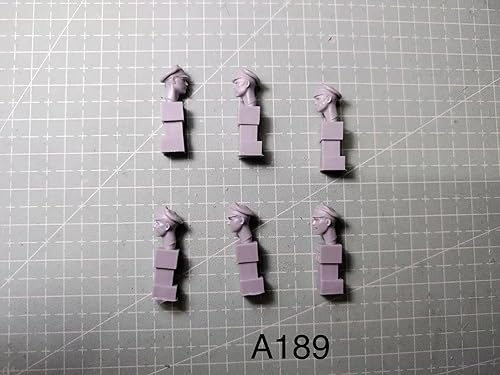 Miniatura 2 de Kit de modelo de figura de resina 135 WWII Soldado europeo Kit de modelo de cabeza de repuesto de resina (sin montar y sin pintar)  UD2x-7