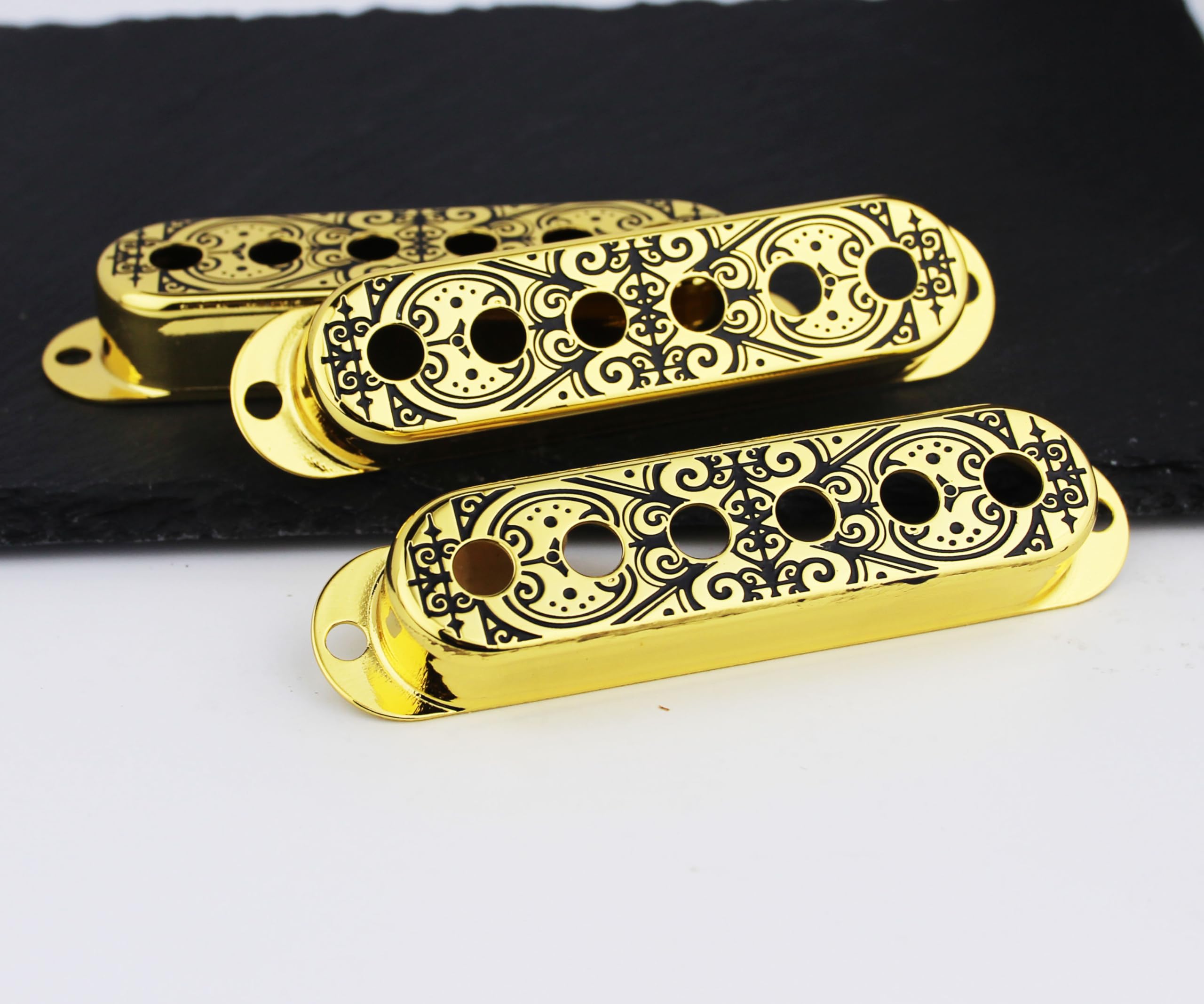 Guyker 3Pcs Single Coil Guitar Pickup Covers (52mm Pole Spacing) - Image 3
