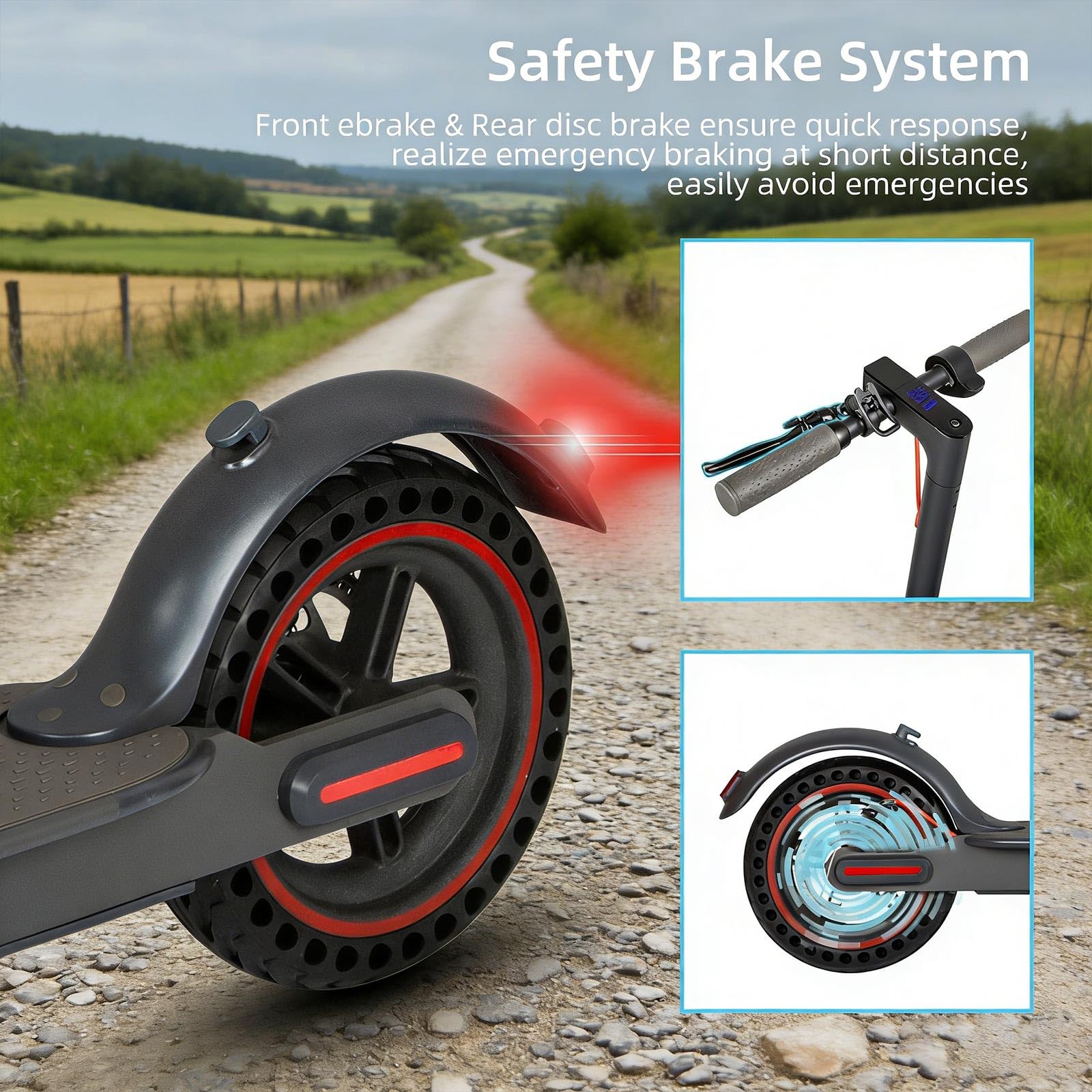 Elektrische Step voor Volwassenen, 350W motor, Max 25 km/u,autonomie tot 30 km,EScooter met