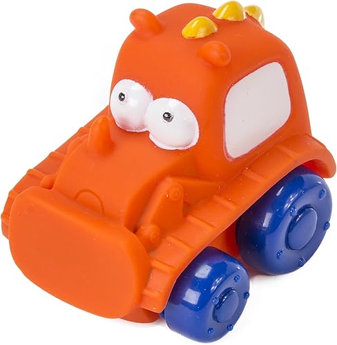Miniatura 4 de Kidoozie Mini Monster Trucks – Enseña un juego de rol beneficioso y emplea el compromiso táctil – Incluye camiones amarillos, naranjas, azules,