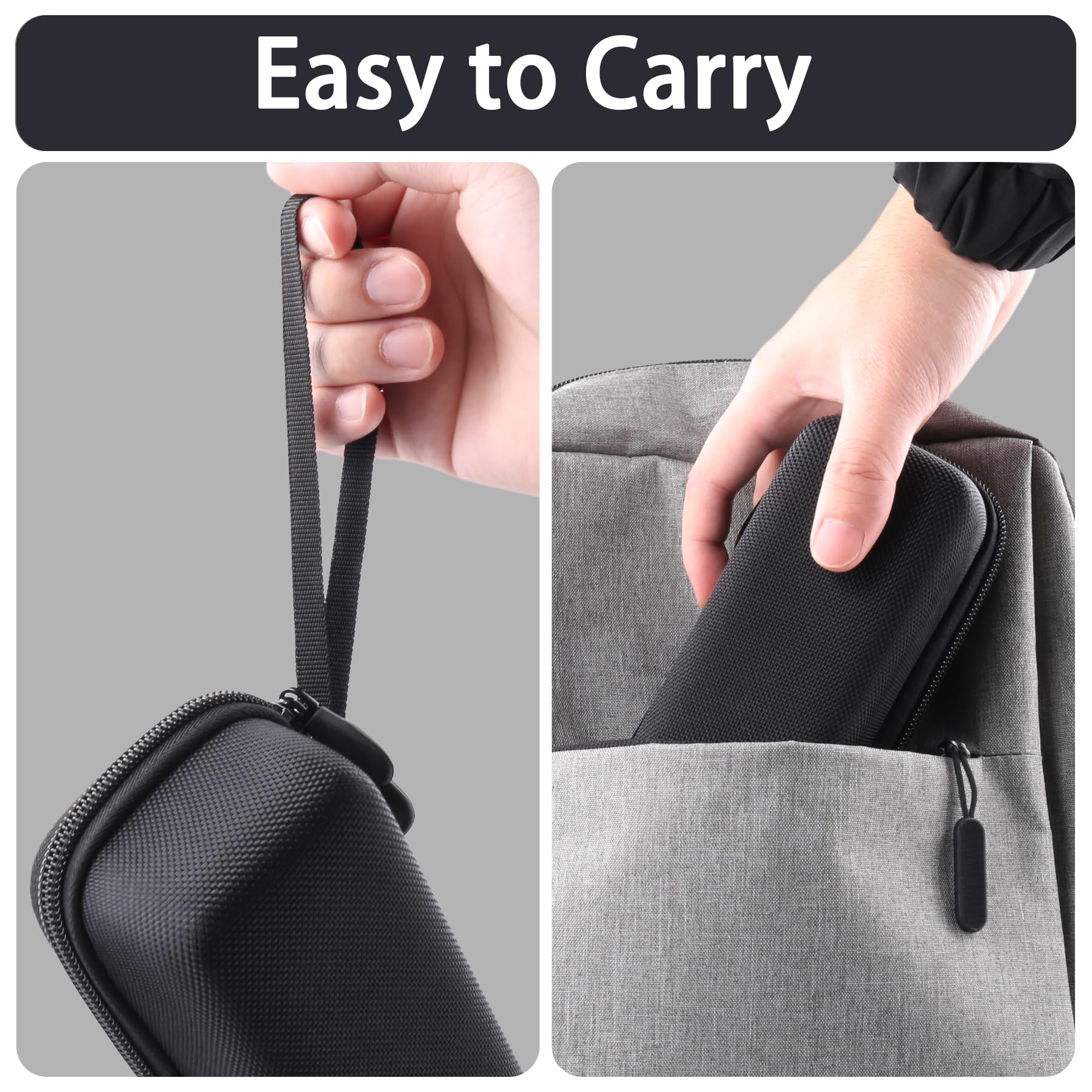 Anker Prime Power Bank 26250 mAh 300 W Cargador portátil rígido funda de viaje, funda portátil compatible con cargador portátil de 3 puertos de 26,250 mAh con salida máxima de 300 W (solo funda)