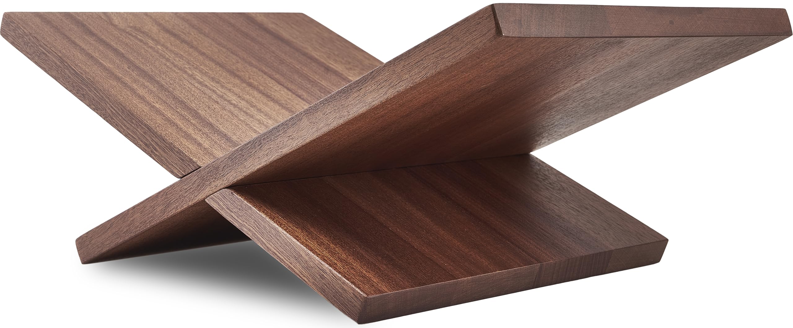 Honygebia Leggio in Legno Massello - Supporto in Legno di Sapele con Struttura a Croce, Leggio Aperto per Esposizione e Lettura, Adatto per Arte, Bibbia, Libri di Cucina, Cavalletti, Riviste, Testo
