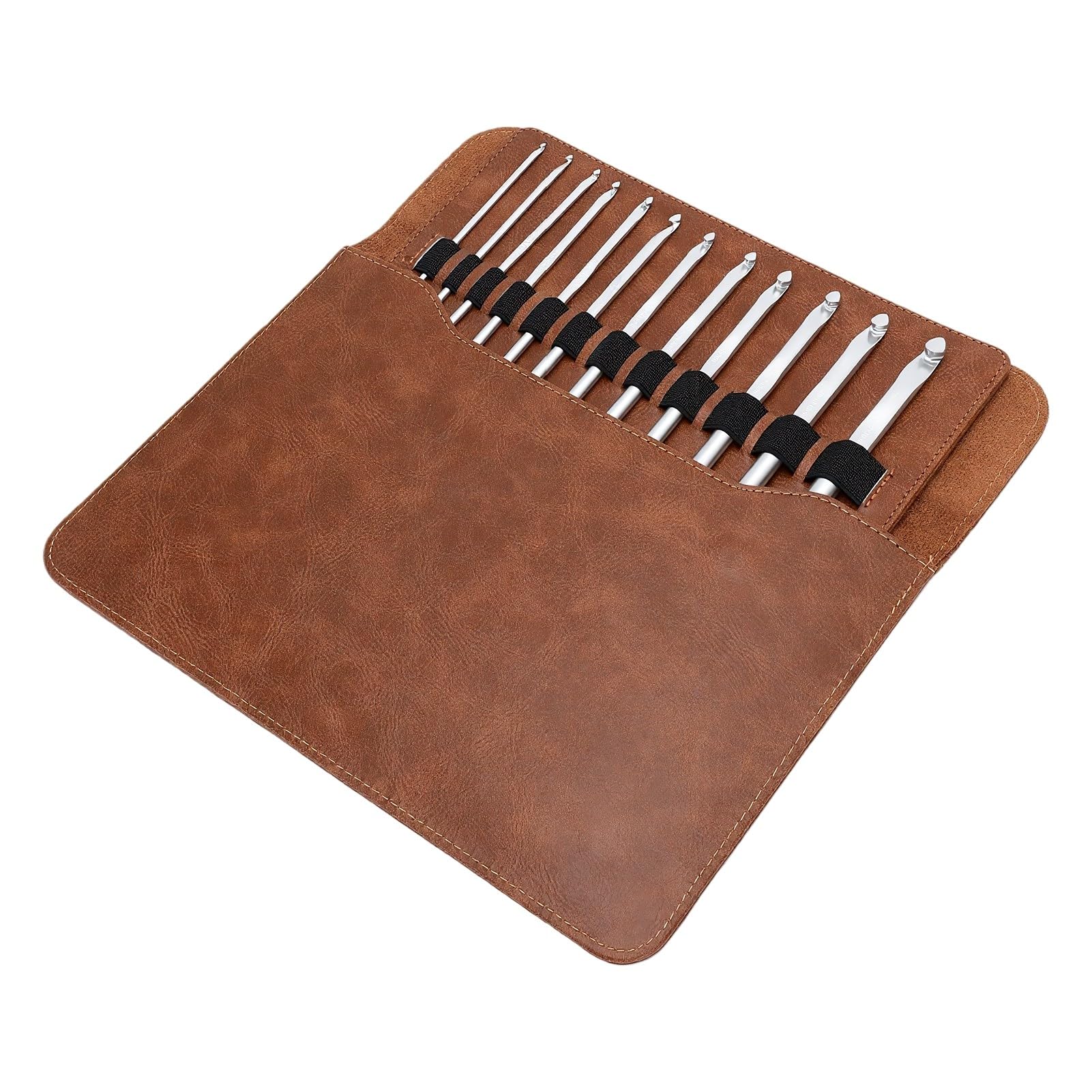 OVAQUIXI Juego de 12 Ganchos de Crochet Intercambiables 3.0-10.0mm,