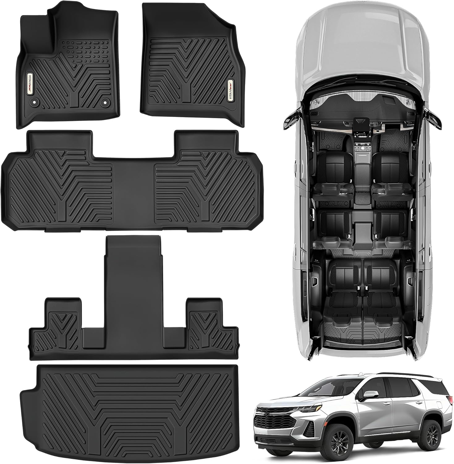 YITAMOTOR Floor Mats & Cargo Liner Fit for 20182024