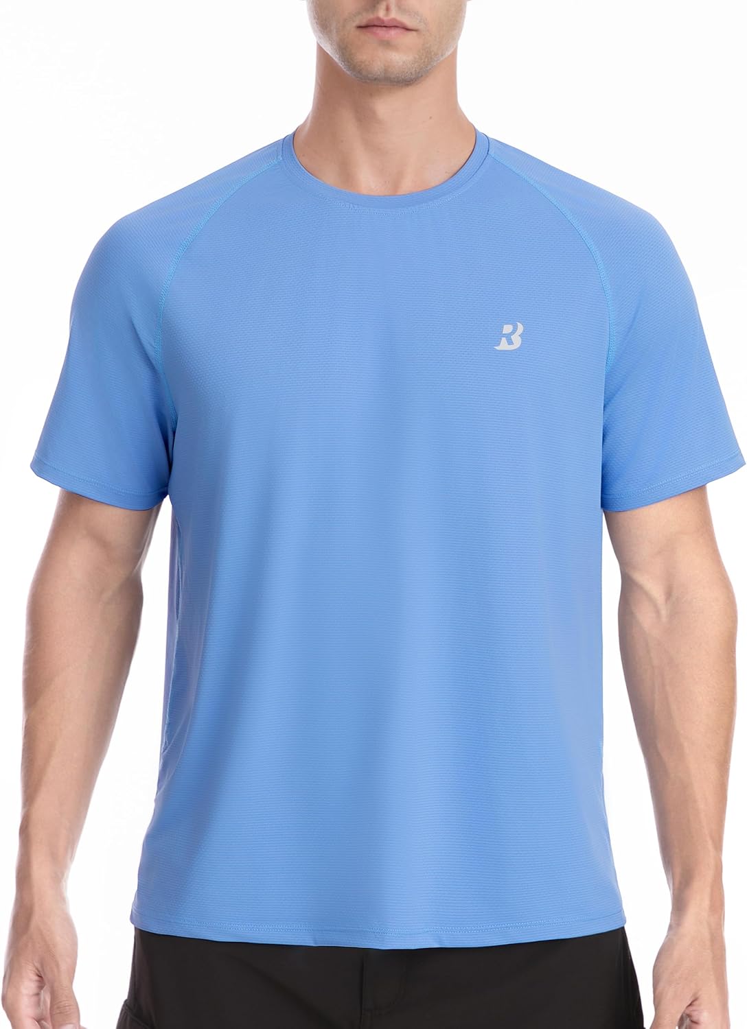 Roadbox Men's Rash Guard Short Slevee, UPF 50+ UV Sun Protection Water T-Shirts, Quick Dry Swim Shirts for Surf Beach Fishing - Image 2