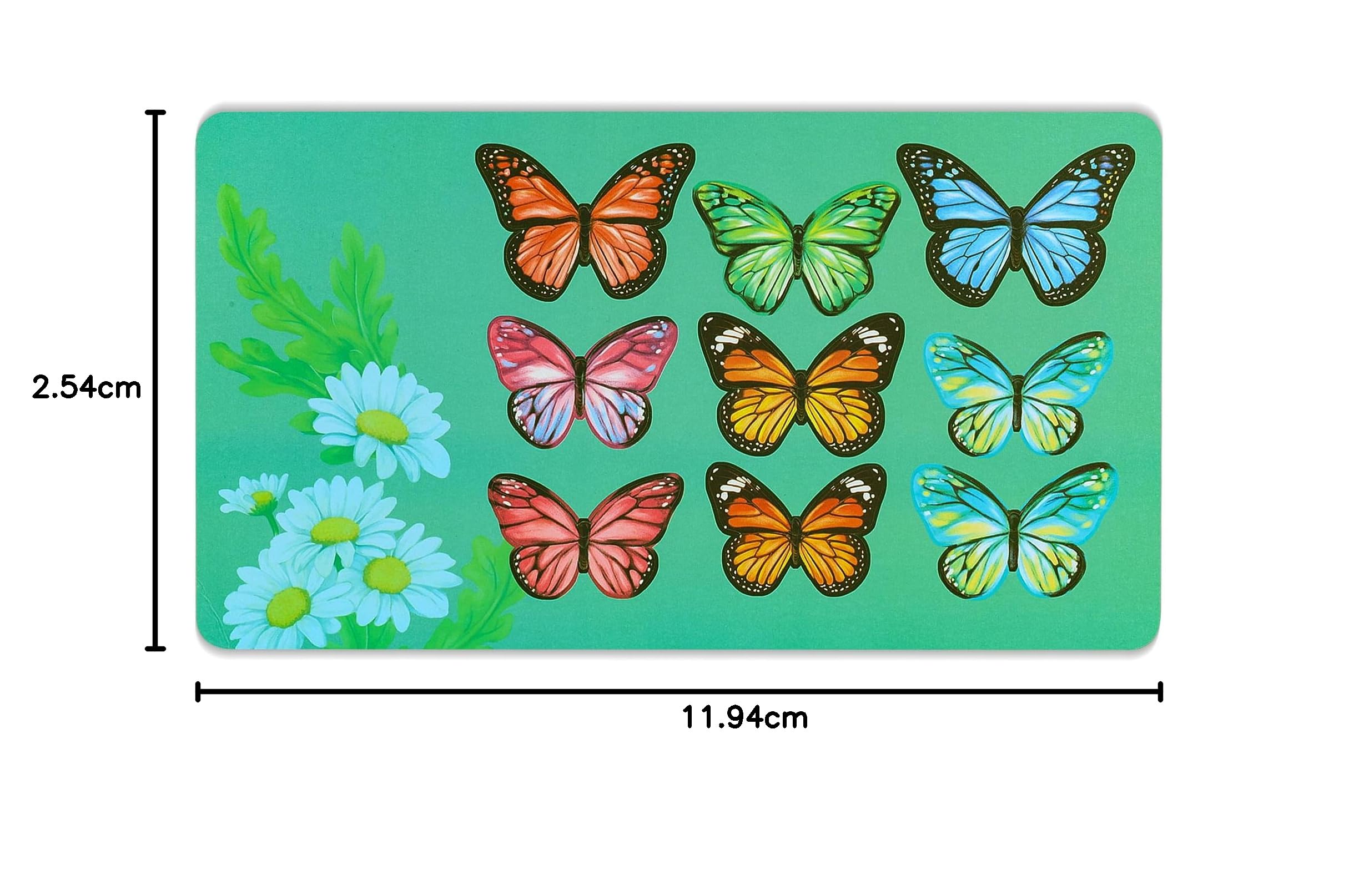Airpark Tarjetas emergentes, margaritas y mariposas, ramo de flores 3D de tamaño real de 12 pulgadas con tarjeta de notas en blanco y sobre para cumpleaños, decoraciones de vacaciones