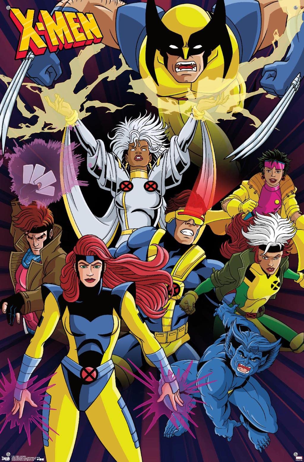 Amazon.com: Marvel Comics - The X-Men - Awesome Wall Poster with