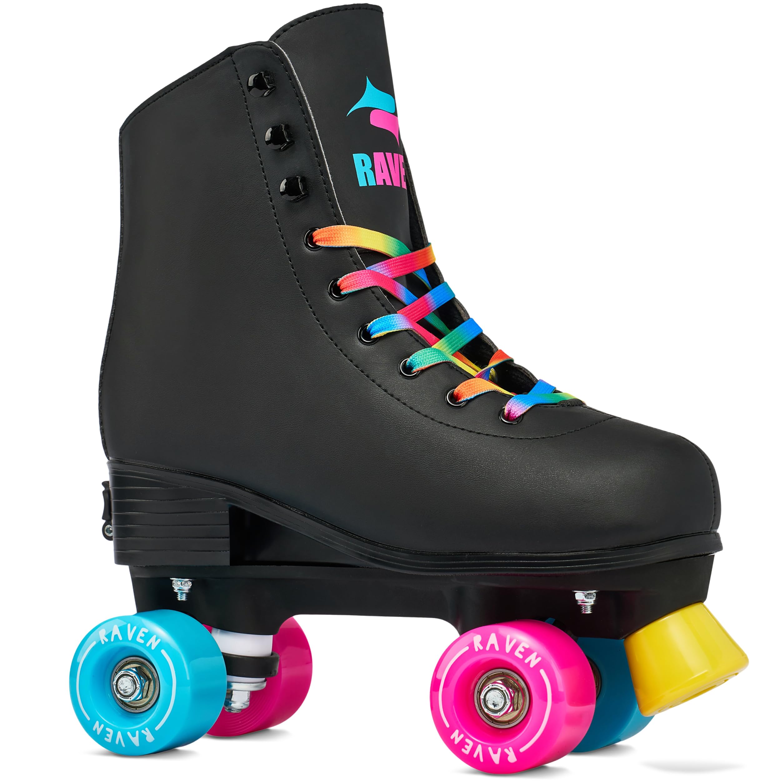 Patins a roulettes Iris du 39 au 42 Adulte Enfant Noir Mixte Taille Ajustable Femme Fille Roller Quad