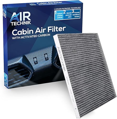 Miniatura 114 de AirTechnik Filtro de aire de cabina CF11670 con carbón activado Compatible con Ford Ecosport 2018-2022, Fiesta 2011-2019 - BE8Z-19N619-A