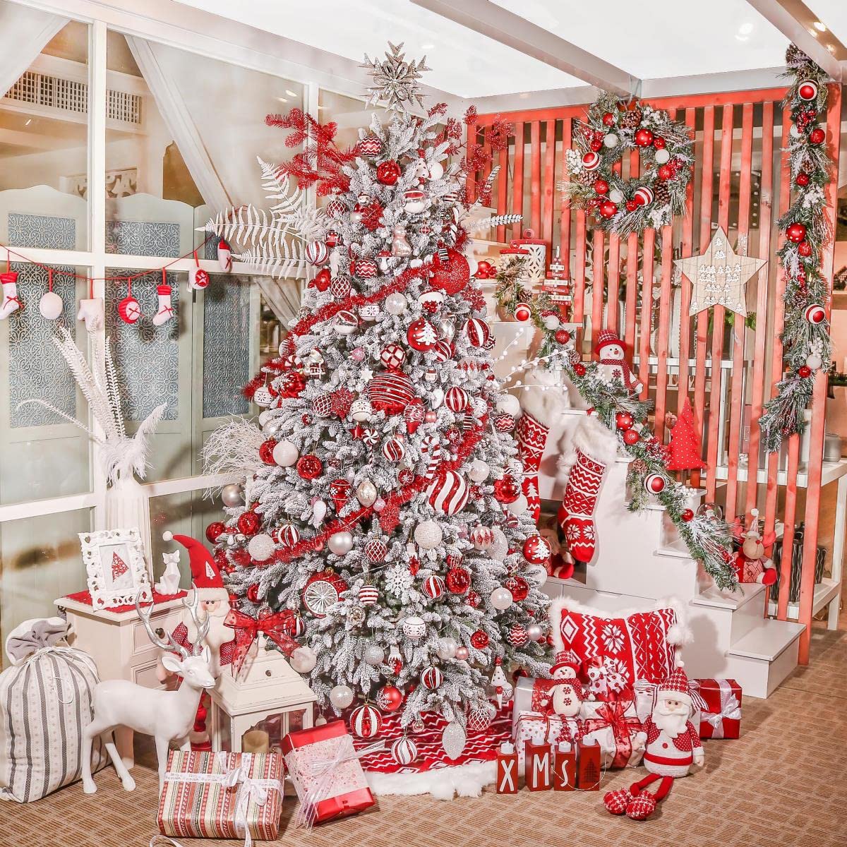 9pcs Weihnachtskugeln 6cm Weihnachtsbaum hängende Kugel Weihnachtsschmuck Kugeln für Baum Neujahr Dekor-Blau,6cm