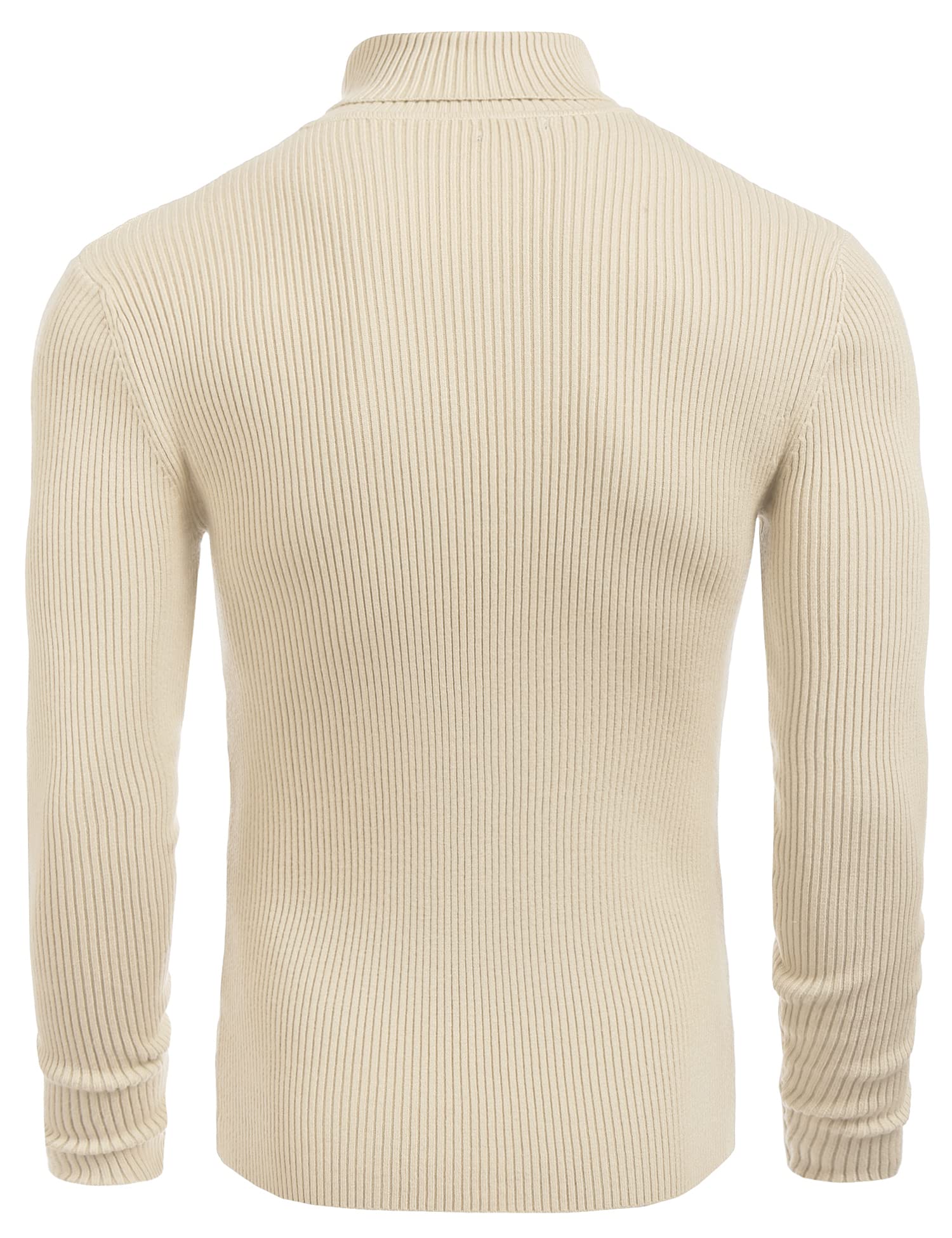 COOFANDY Modern Sweater Hommes | Col roulé anti-rétrécissement de qualité supérieure. Doux, chaud et extensible : parfait pour les loisirs