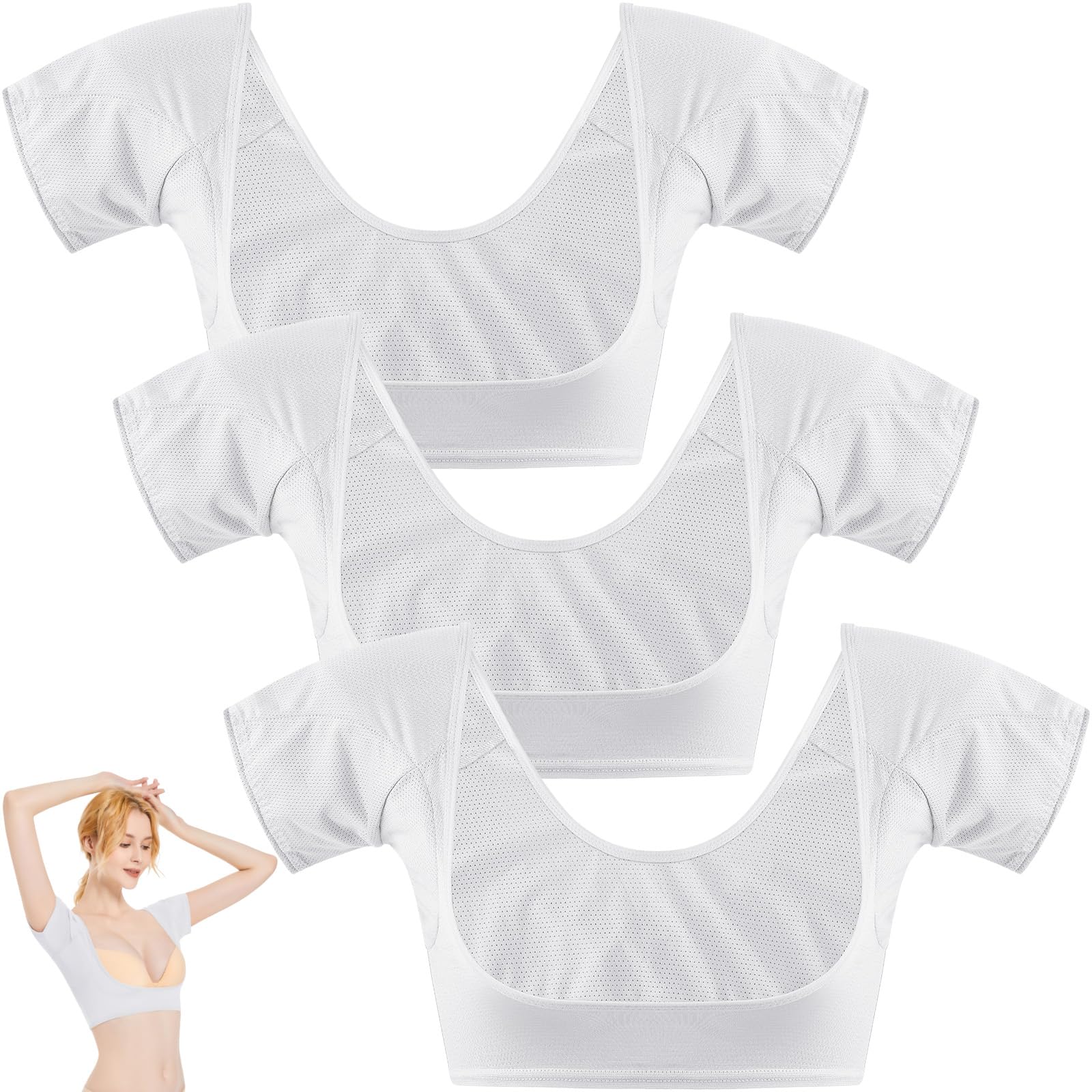 Zhanmai 3 Pcs Underarm Sweat Pad