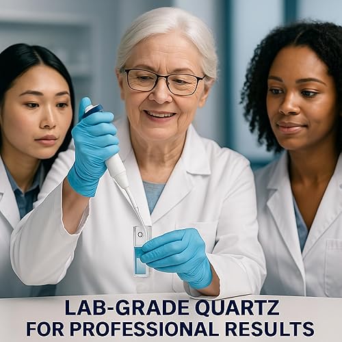 Miniatura 5 de Cubetas para espectrofotómetro, paquete de 4, absorción celular de espectrómetro de 0.1 fl oz para estudios de absorción UV-VIS, rango de longitud