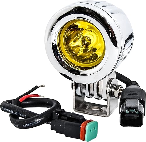 Miniatura 7 de Cromado 20 W LED ámbar niebla mini luces de rastro Spot Beam para motocicleta todoterreno camión ATV UTV RV 12V