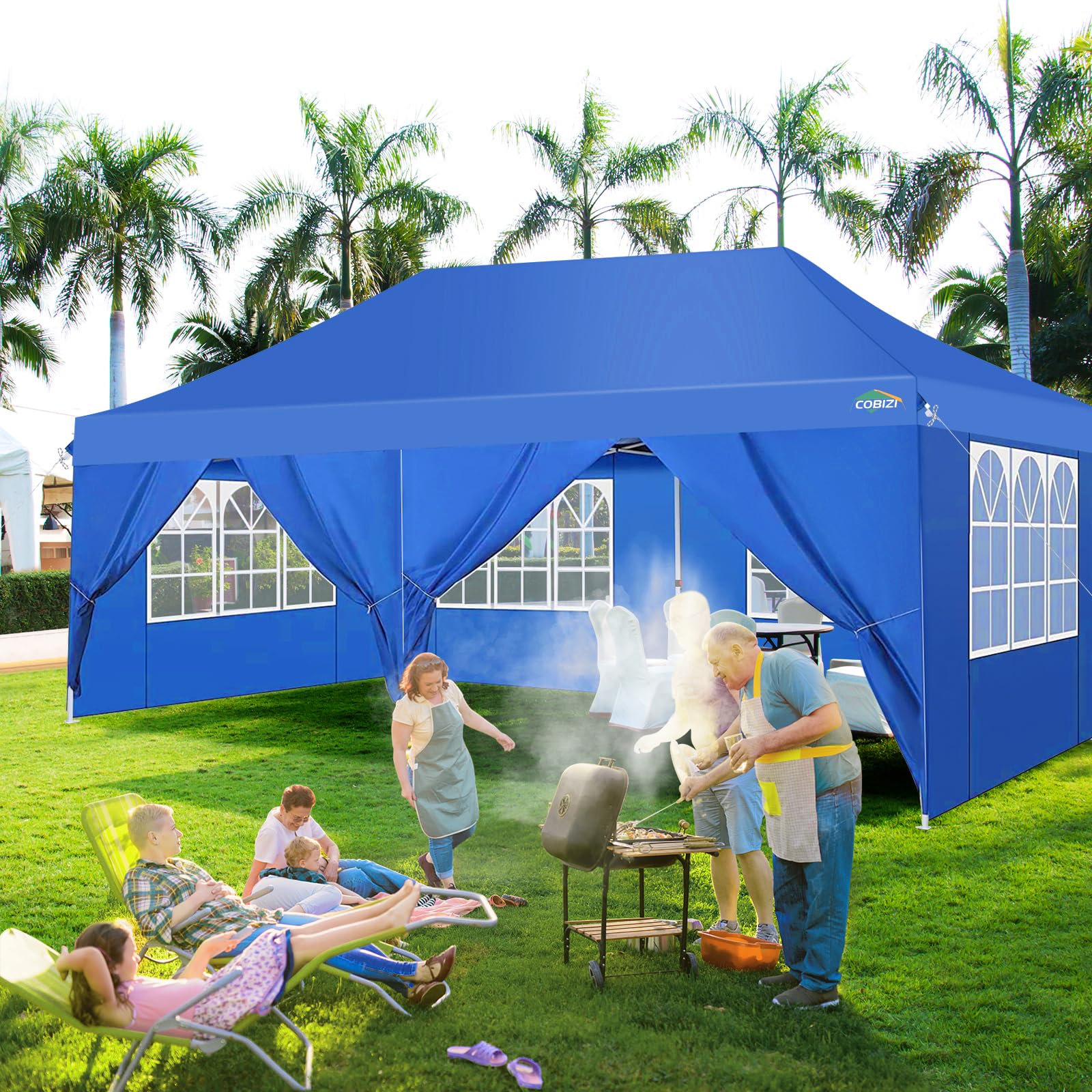 hochdach zelt 3x6m Pavillon, COBIZI Faltpavillon 3x6 Wasserdicht Stabil mit 6 Seitenteilen,Upgrade-Hochdach und Tragetasche, Gartenpavillon Partyzelt für Garten, Party, Festival, Hochzeit, UV50+, Kobaltblau Farbe:LILAC PURPLE MATT 2023 B'TWIN Poply 500 led grow light