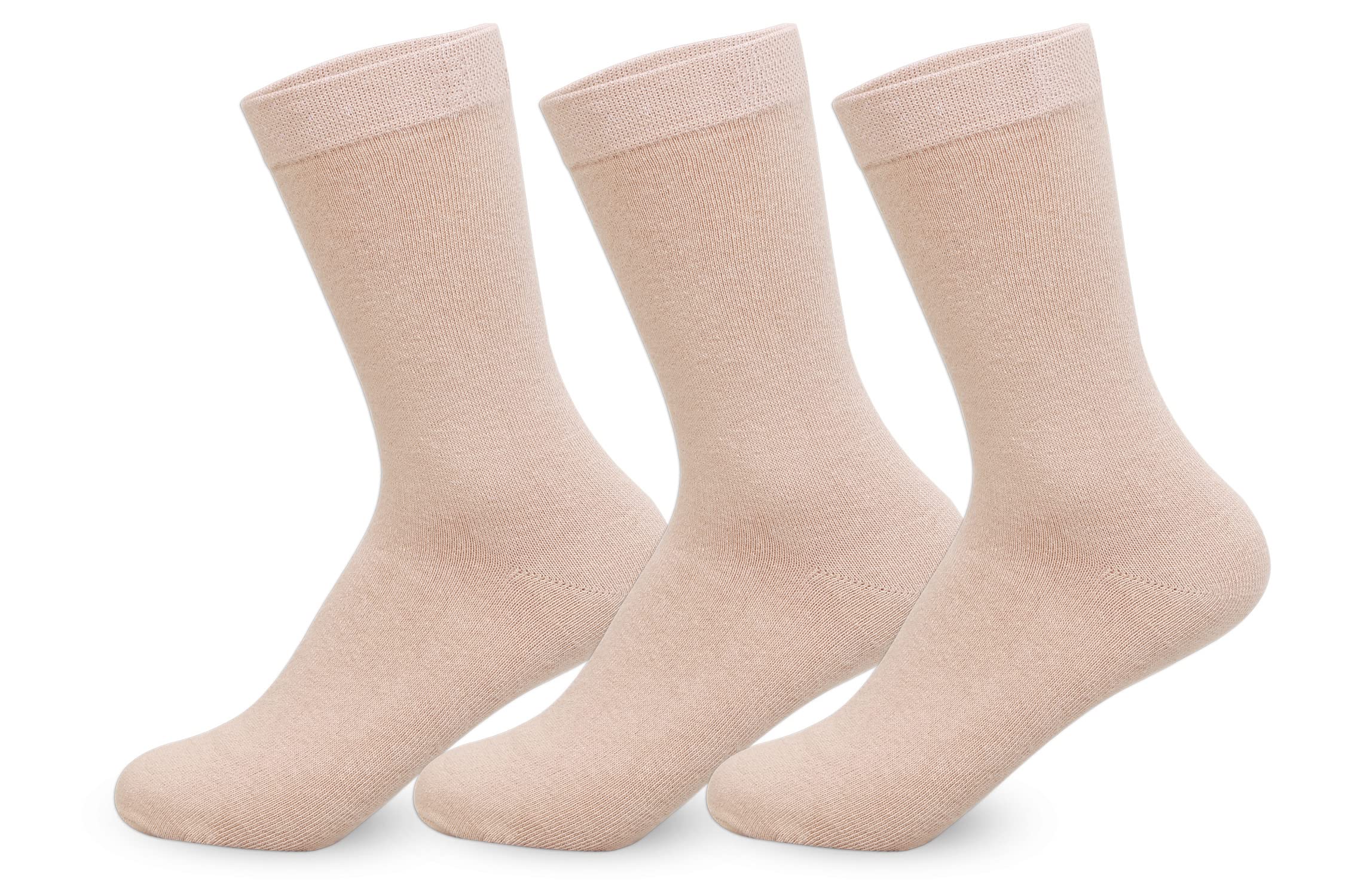 Regular Formal/Office Wear Socks for Women, Made With Breathable, Anti Odour & Moisture Absorbent Combed Cotton, Ideal Socks For Summer (Pack Of 3)
