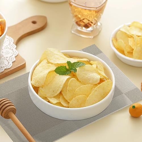 Miniatura 3 de Juego de 6 manteles individuales de vinilo de PVC duraderos para mesa de comedor, resistentes al calor, antideslizantes, lavables, para interiores y