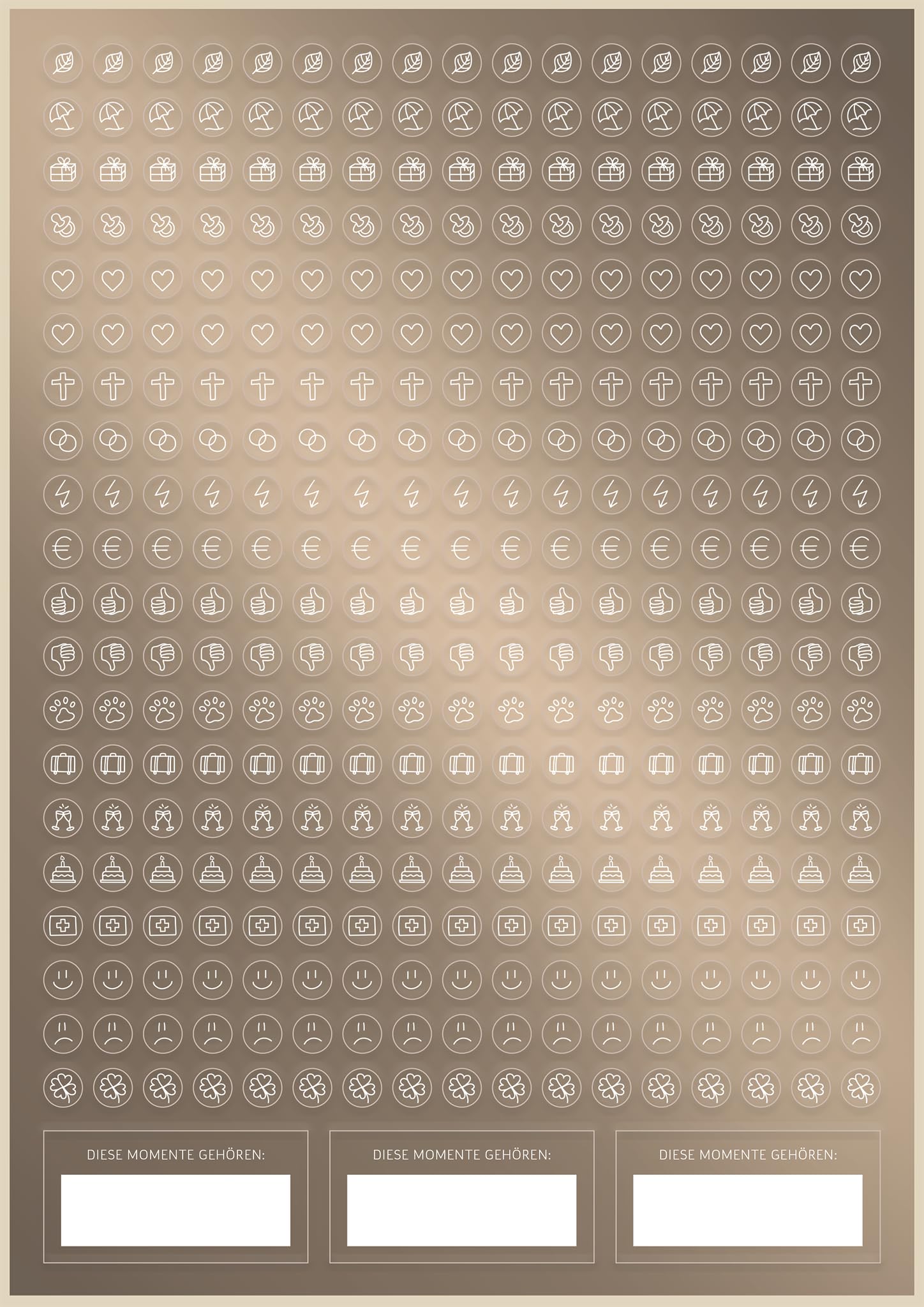 rido/idé 10-Jahres-Kalender Premium 2027-2036 „10 Years of Moments“ | A4, Kunstleder