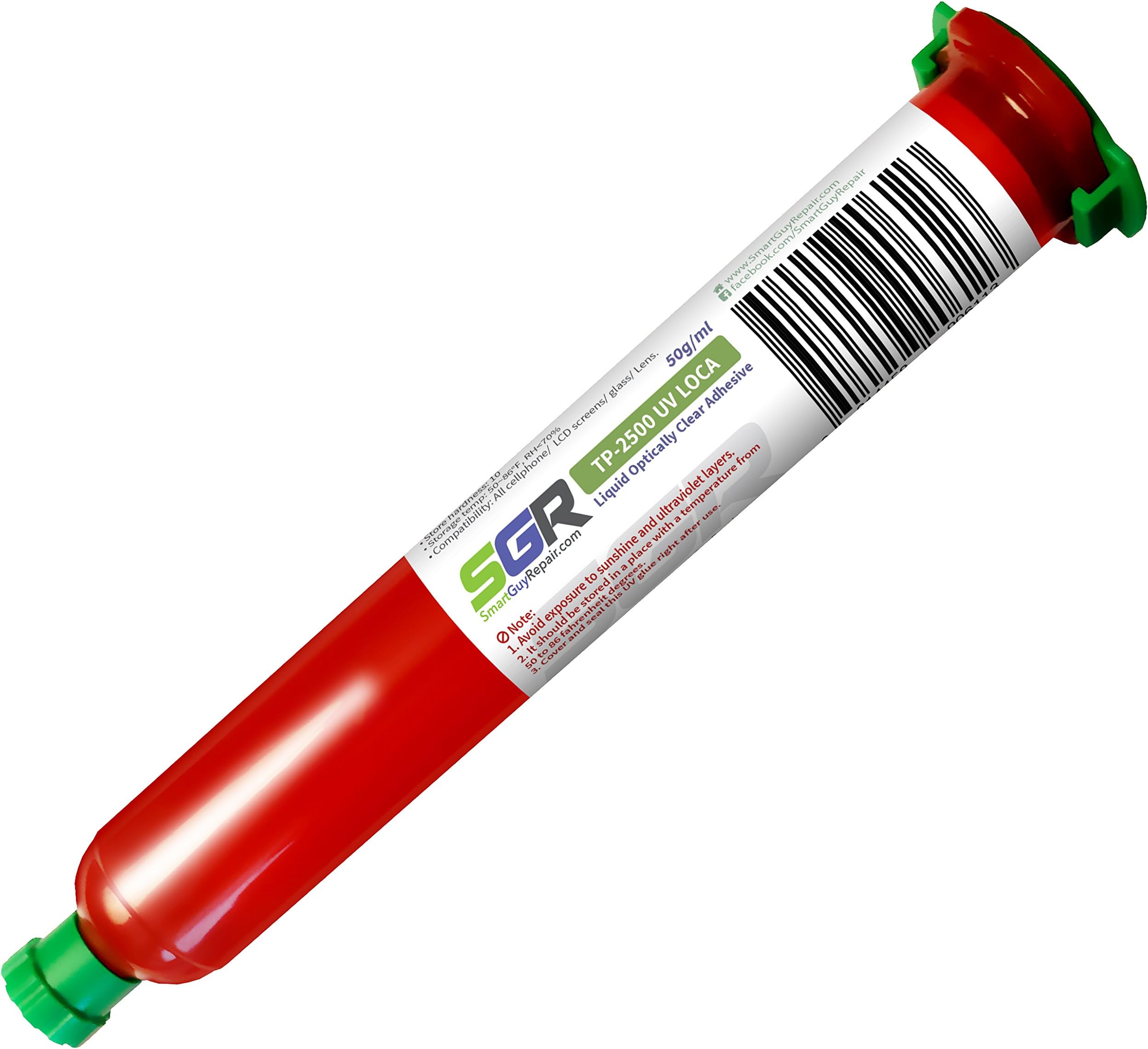 SGR LOCA TP2500 UV Glue for Samsung iPhone LCD Screen Repairing, 50ml Liquid Optical Clear Adhesive