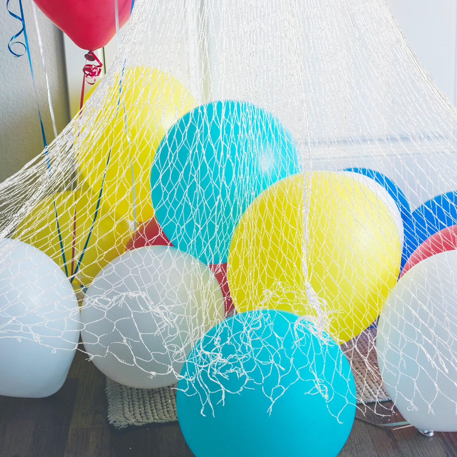 Bolsa para Dejar Caer Globos White de Plástico 500 Piezas | Transporte Cómodo, Protección Frente a Oxidación, para Cumpleaños y Navidad