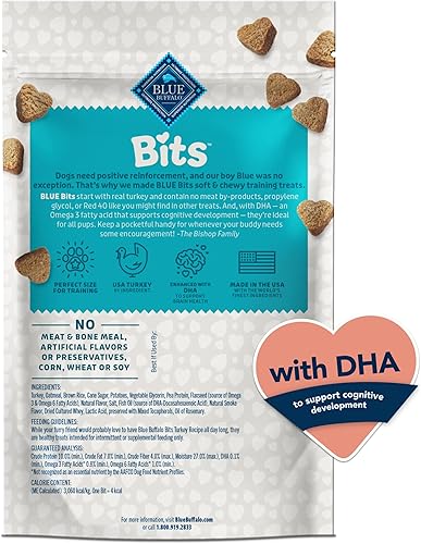 Vista 20 de Blue Buffalo BLUE Bits - Recompensas naturales, suaves y húmedas, para entrenamiento de perros, receta de pollo, bolsa de 19 onzas