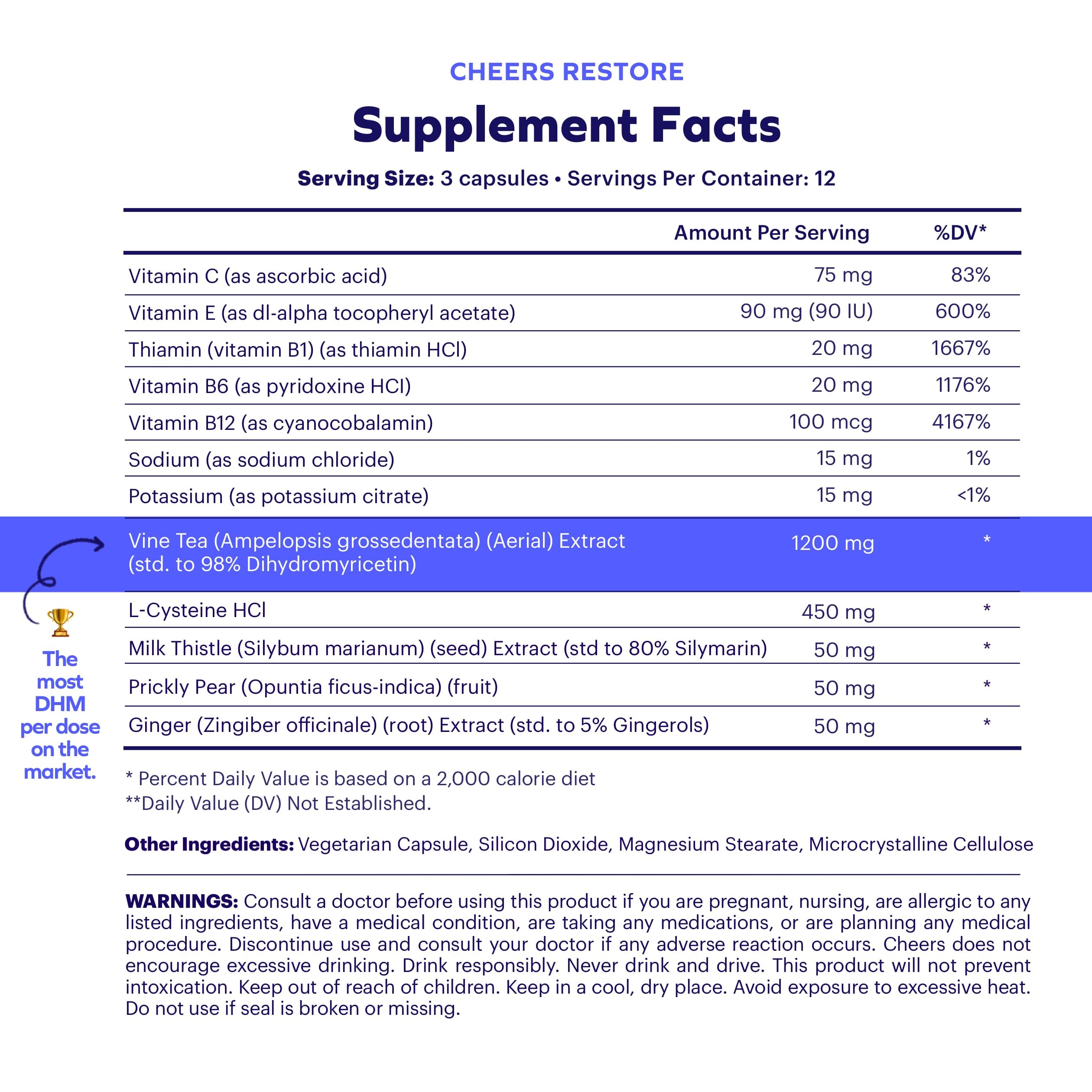 Cheers Classic Combo | Restore + Hydrate | 12 Doses Each | Supplements — Amazon image 8