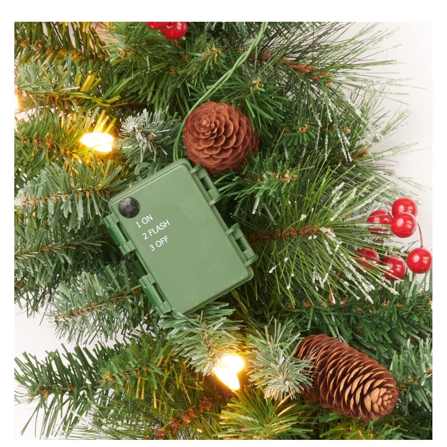 Amazon.co.jp: 50LEDライト付きクリスマスガーランド。 : Toys & Games