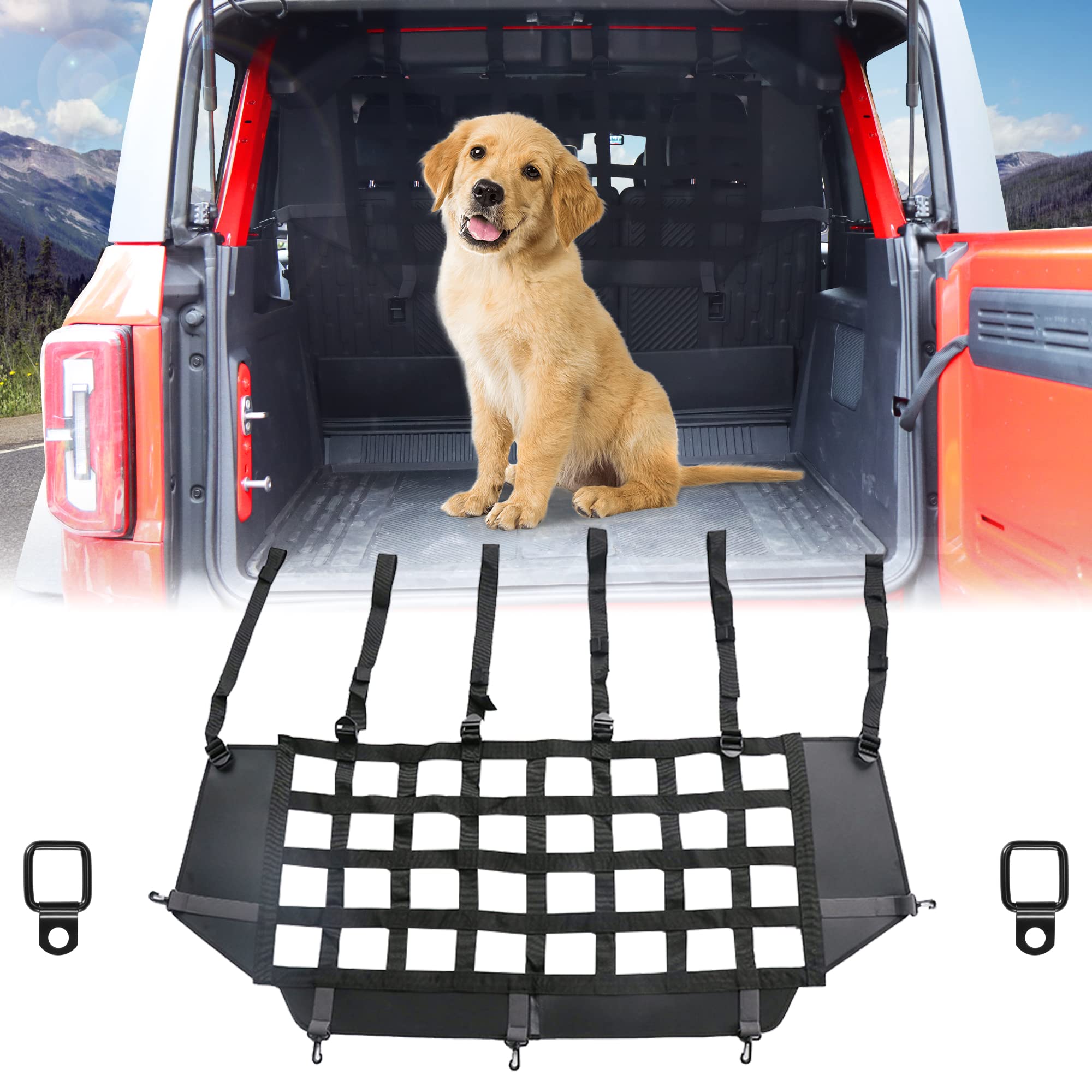 Dog Crate Jeep Dog Barrier Car Dog Barrier JeCar For Jeep Wrangler