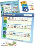 Kinder Tagesplaner Magnettafel &ndash; Montessori Lernhilfe mit 152 Magneten &ndash; Beschreibbar & abwischbar &ndash; F&ouml;rdert Selbstst&auml;ndigkeit & Tagesroutinen