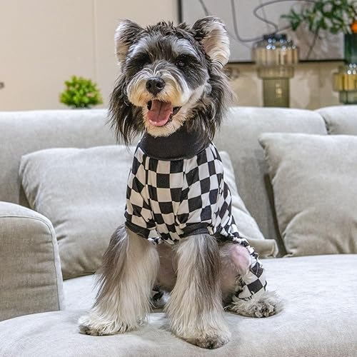 Miniatura 5 de CuteBone Pijama térmico para perro, cuello alto, abrigo de Navidad, traje de forro polar, suave, acogedor, ropa de perro de cuello alto para