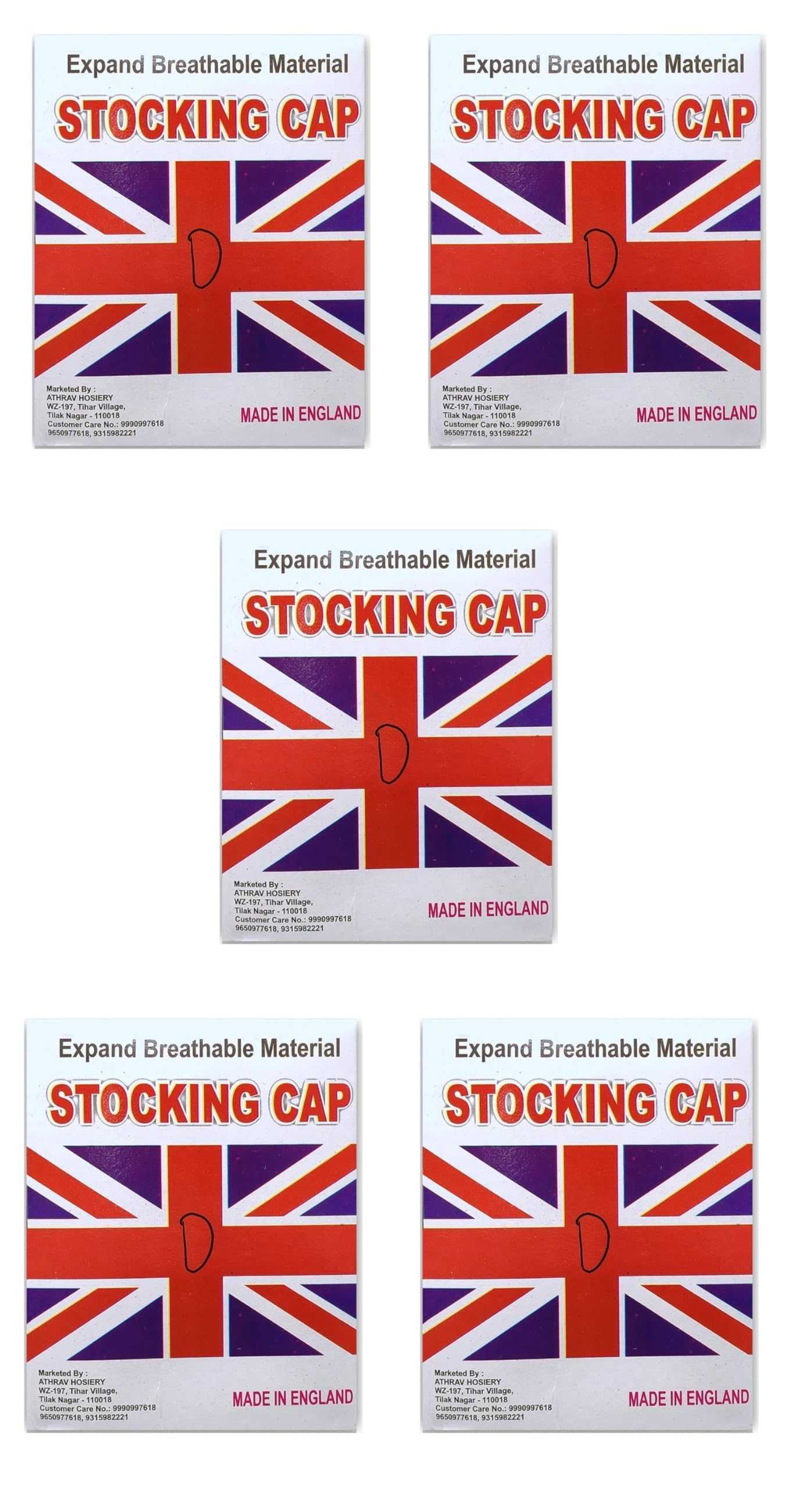 ATHRAVFIT England Double Stocking Cap, Wig Caps, Singh Net Stocking Caps for Wigs Stretchy Nylon Wig Caps Wig Caps for Women Men, (Black Pack of 5)