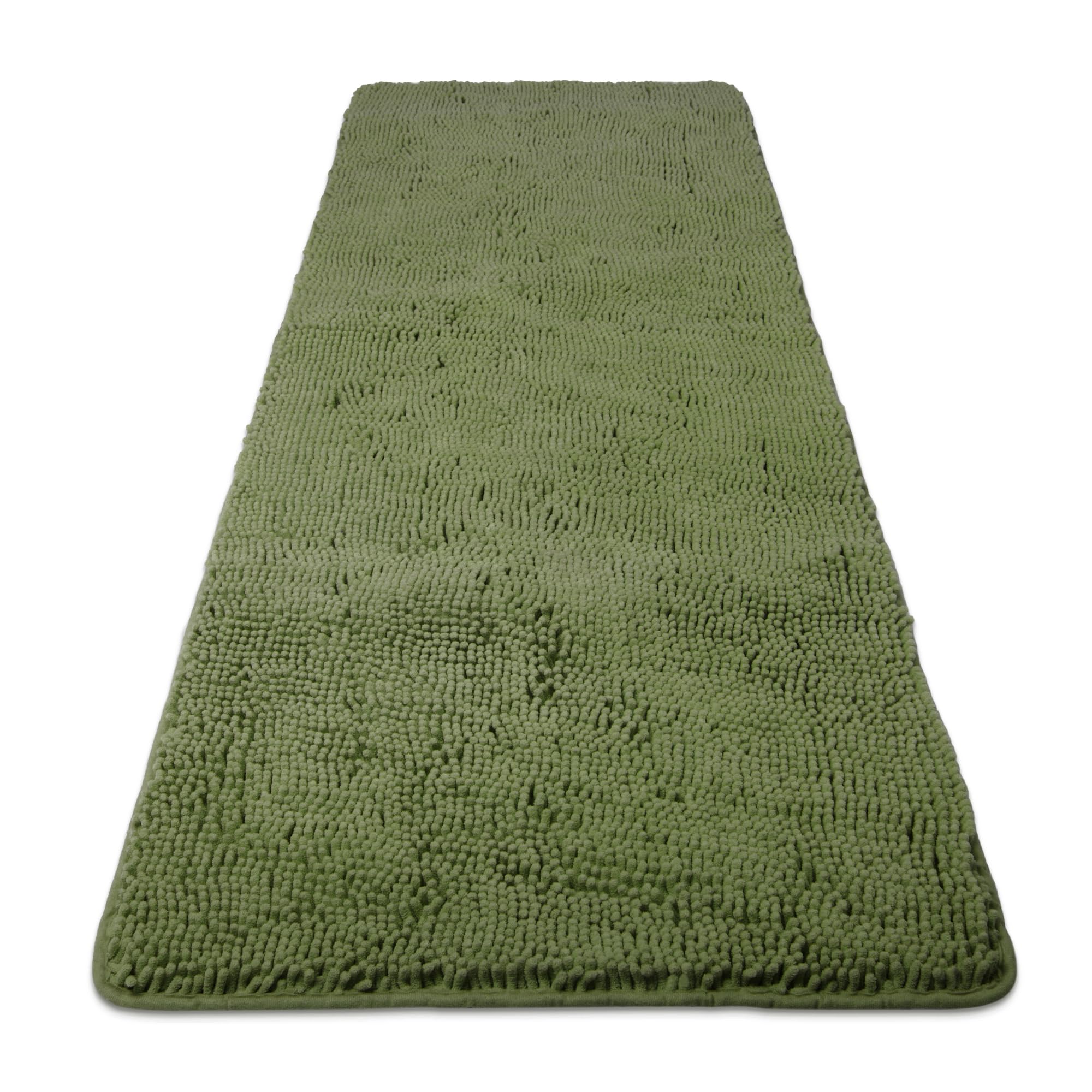 Yeaban Chenille Sage Bathroom Runner Rug 24"x60" โ image 1