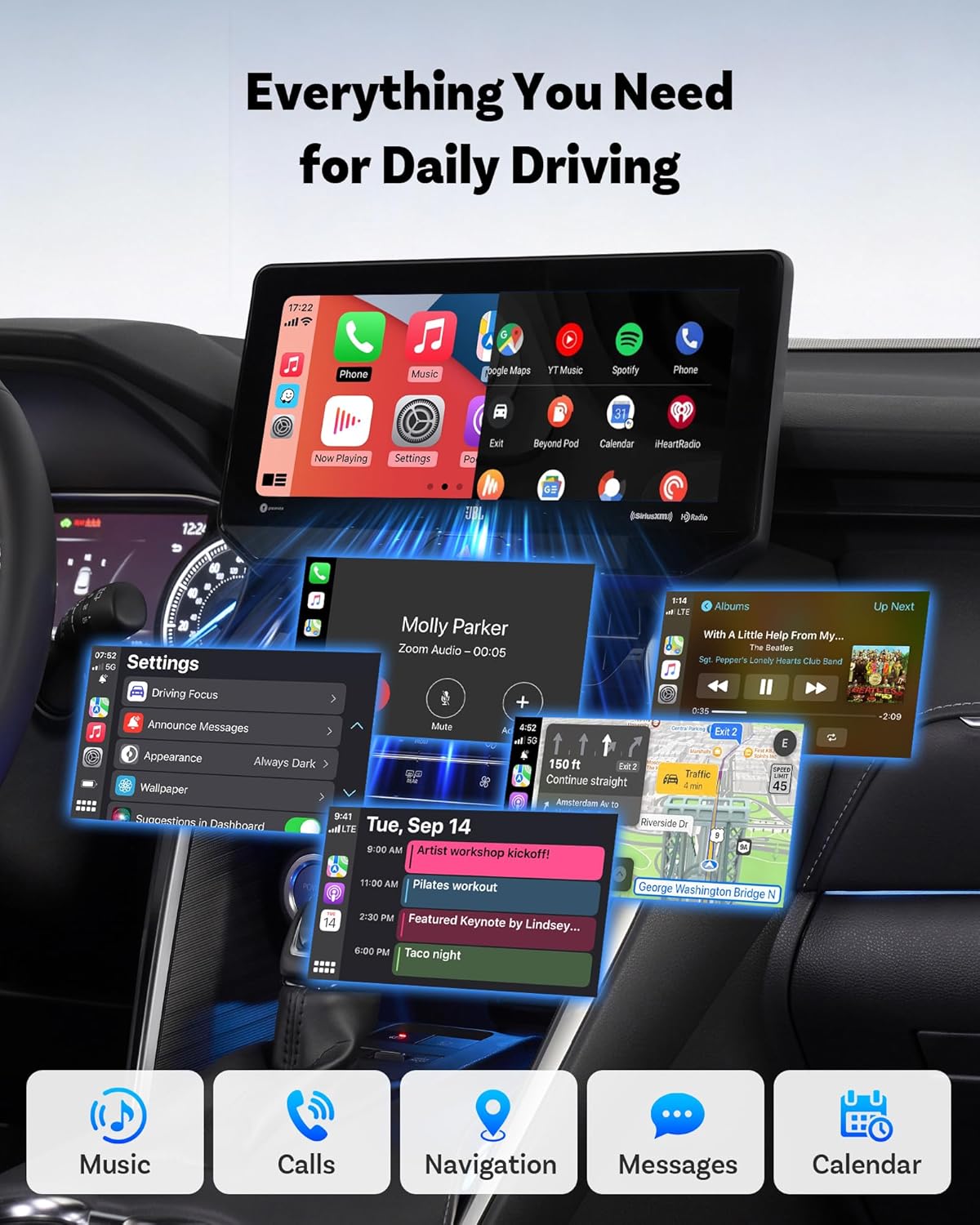 Ottocast Mini Core, 2026 Next-Gen Wireless CarPlay & Android Auto Adapter, WiFi 6 & Bluetooth 5.4 Ultra-Fast Connection, One-Touch Device Switching, Plug & Play, Auto Connect for iPhone & Android 7 810tbMLRdCL. AC SL1500