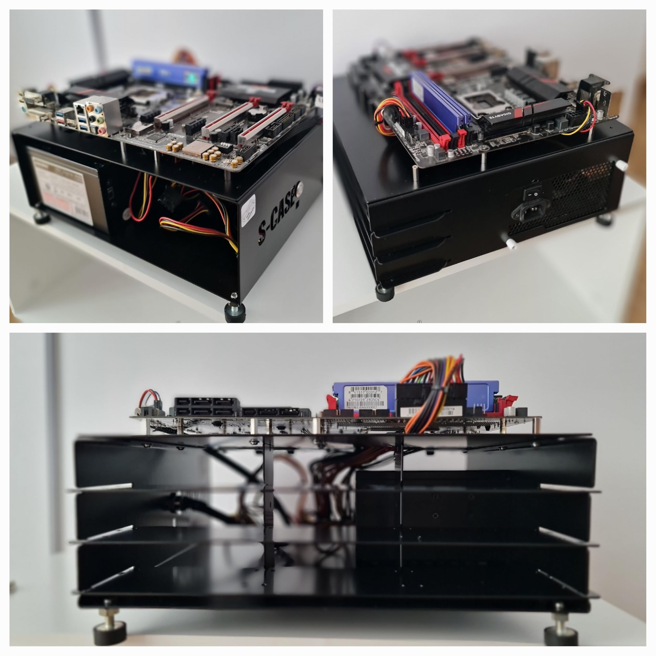 S-CASE 5 RAL ATX Server CASE PC, server, 9 unità, stoccaggio, CHIA