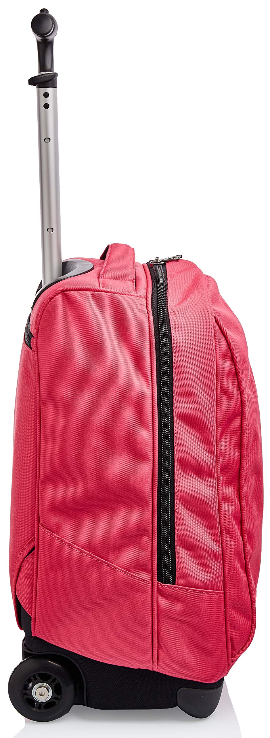Invicta Sac à Dos à Roulettes, Benin Solid, Sac à Livres à Roulettes, 2 En 1, Sac à Dos + Trolley, Eco-Friendly, Filles et Garçons, pour L'École, le Sport, Pochette pour Ordinateur Portable, Rose