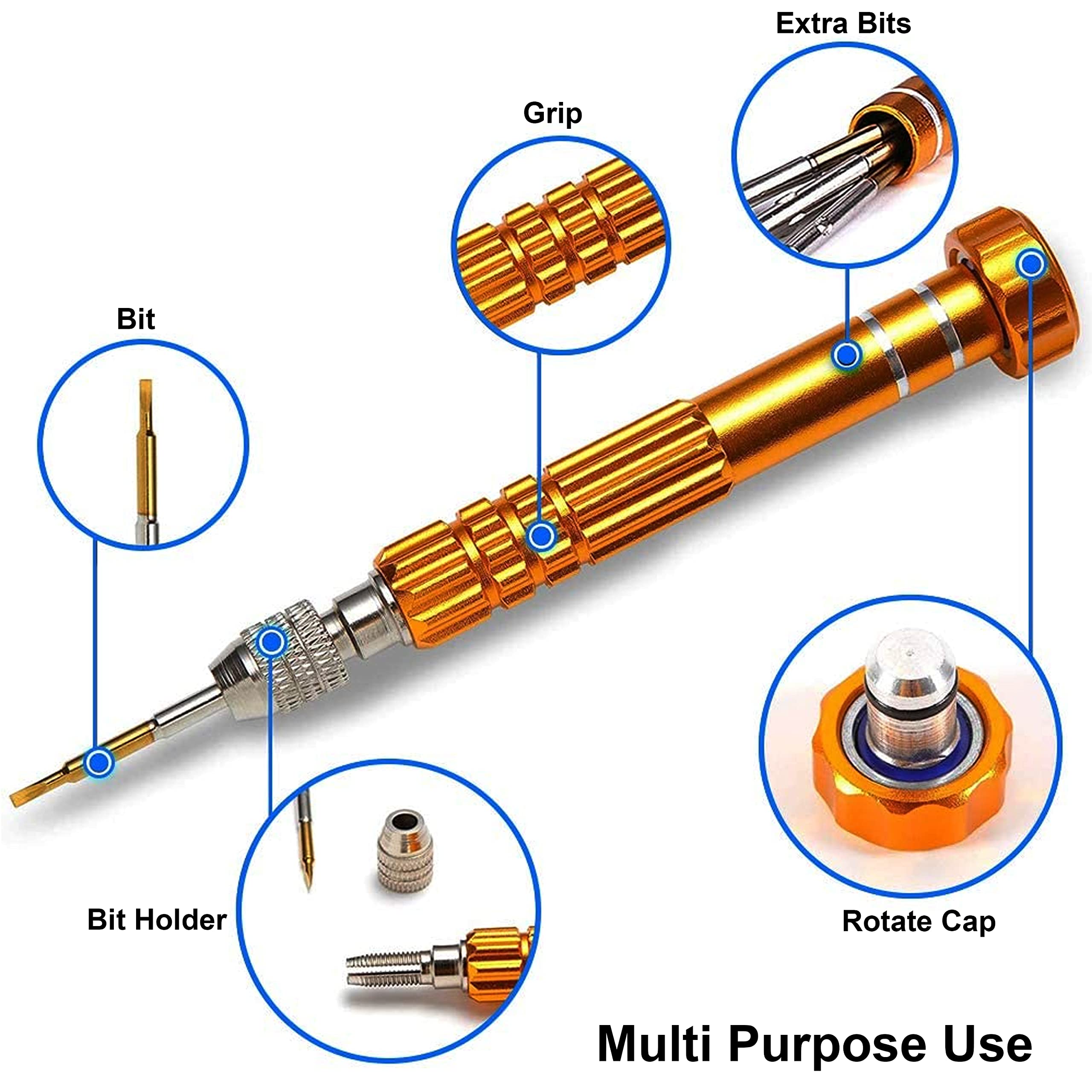 5-in-1 Screwdriver Set - Mobile & Device Repair -4