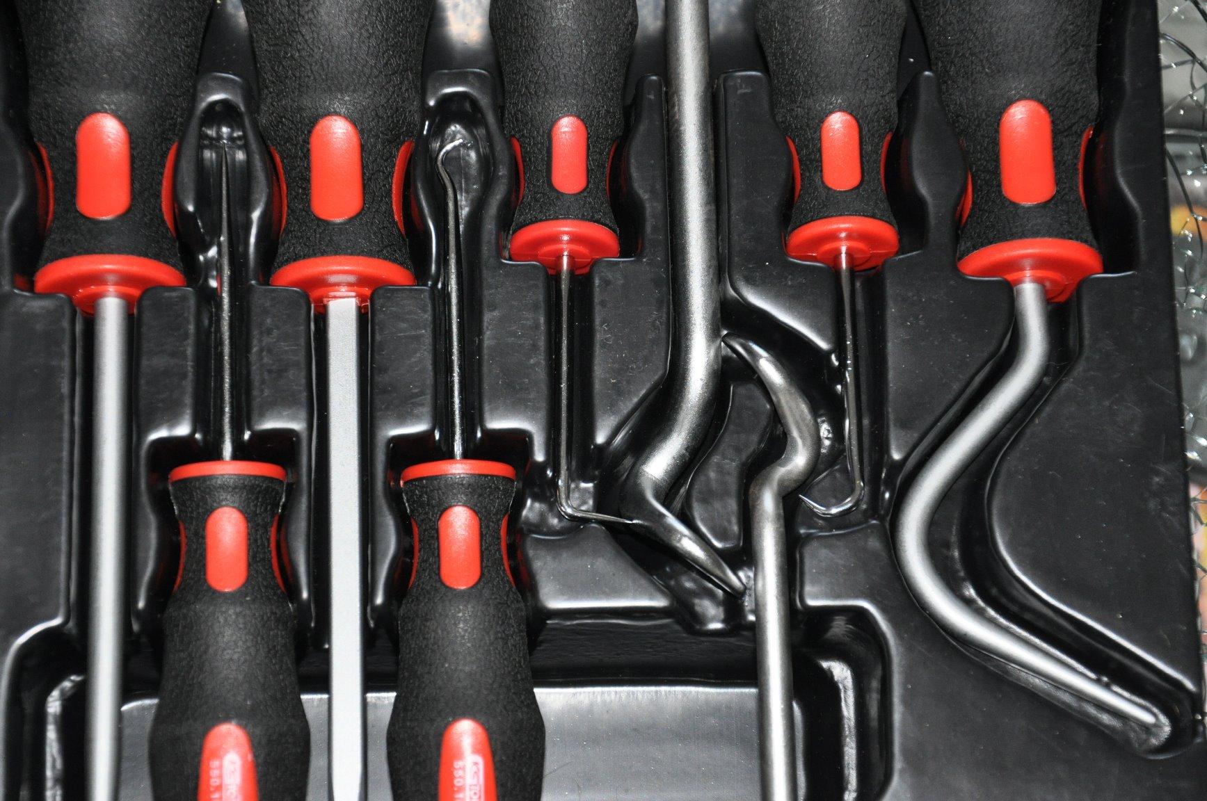 KS Tools 115.1055 Automobiel slangklemtangenset, 7-dlg