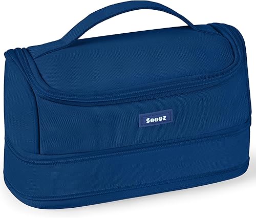 Miniatura 8 de Sooez Estuche para lápices de gran capacidad, organizador de cajas de almacenamiento grande expandible, bolsa de papelería portátil de alta