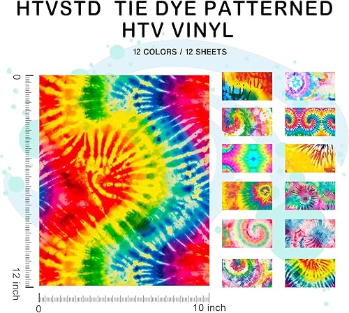 Miniatura 9 de Vinilo de transferencia de calor, 6 hojas de vinilo HTV de llama (12 pulgadas x 10 pulgadas) estampado HTV ardiente para camisetas con estampado HTV