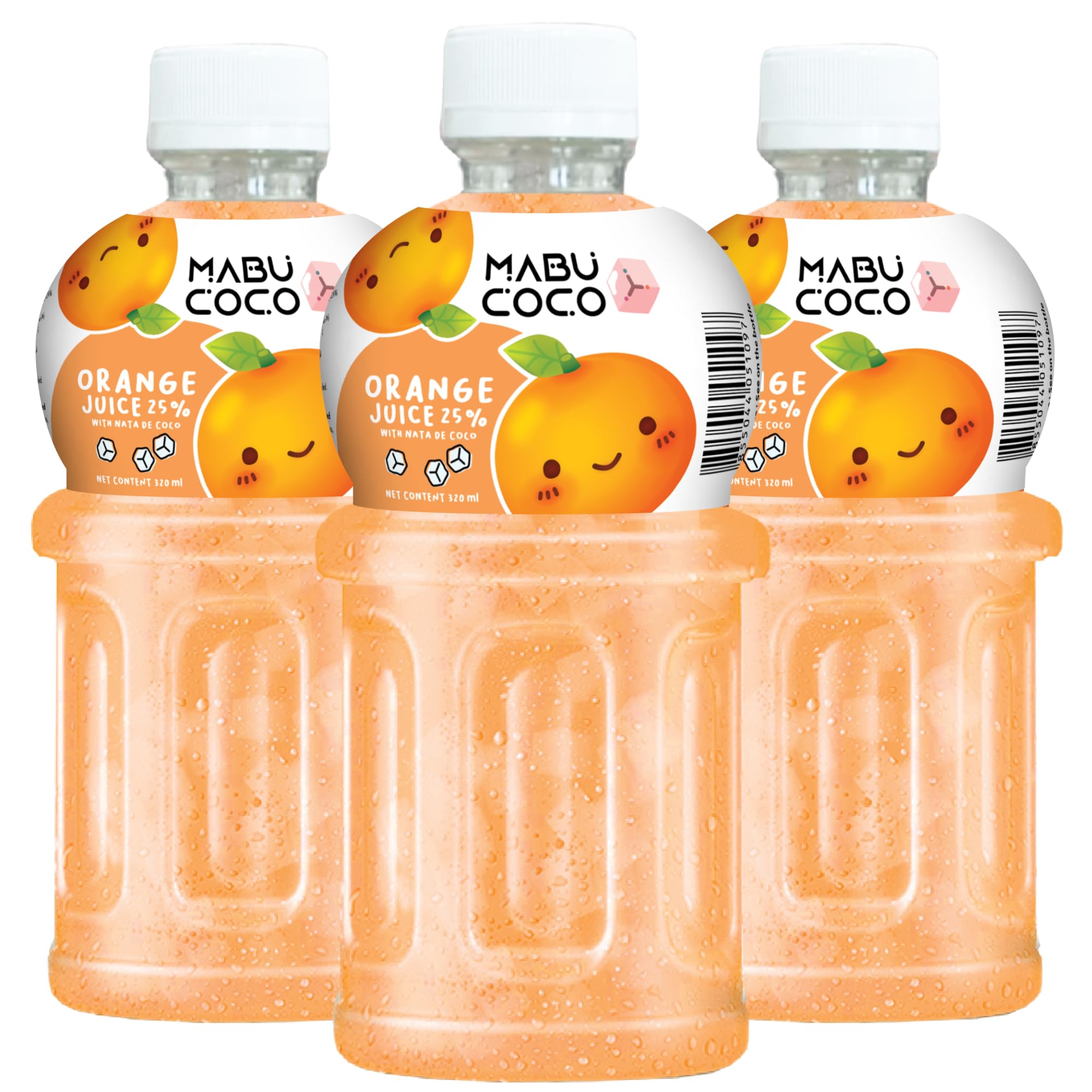 Mabu Coco Orange Juice with 25% Nata De Coco | Refreshing Taste | Orange Juice (From Orange Juice Concentrate) - PACK OF 3 (320ml Each) (B0CVMX1M7R) Amazon Price History, Amazon Price Tracker