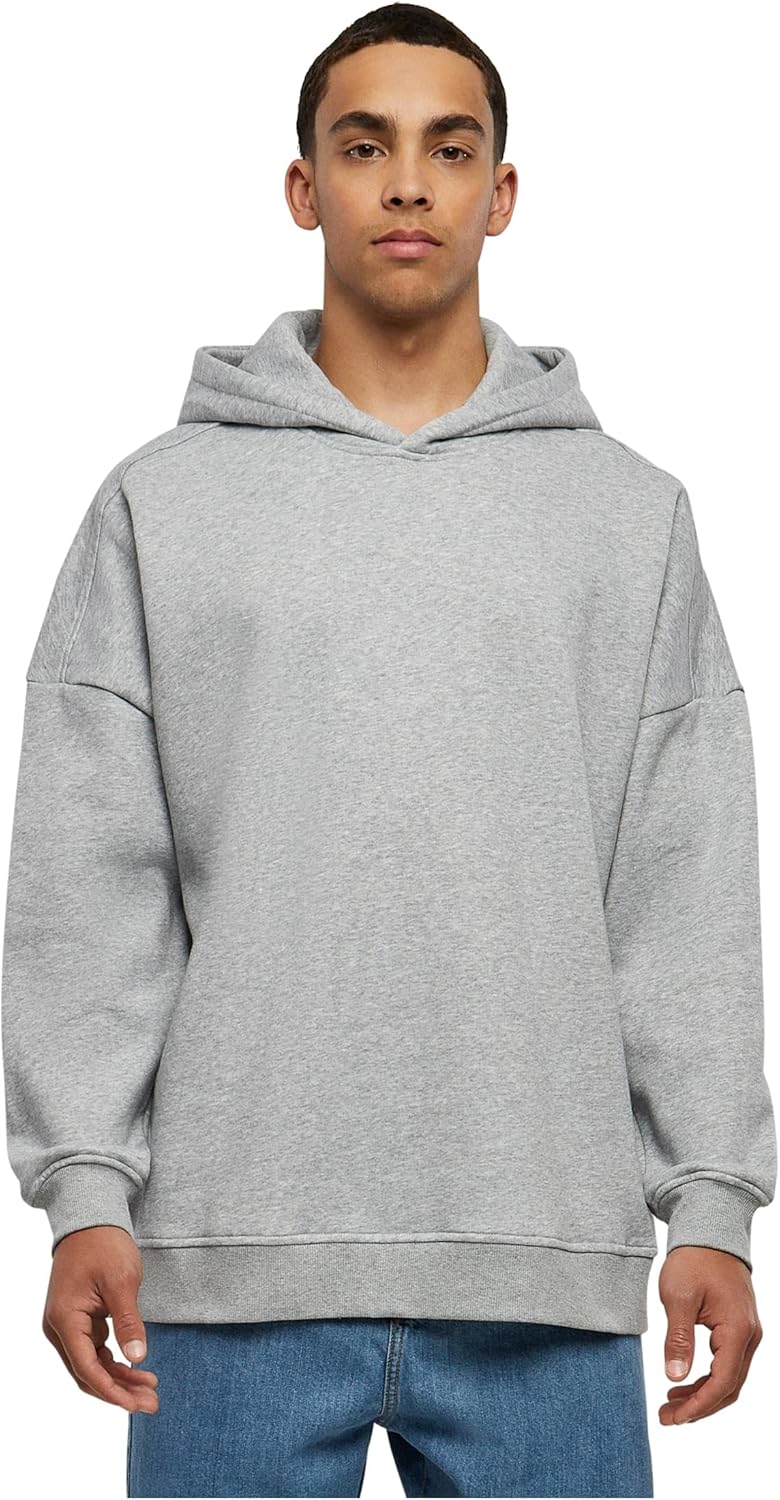 Build Your Brand Oversized Hoodie Sleeve Sweatshirt Man