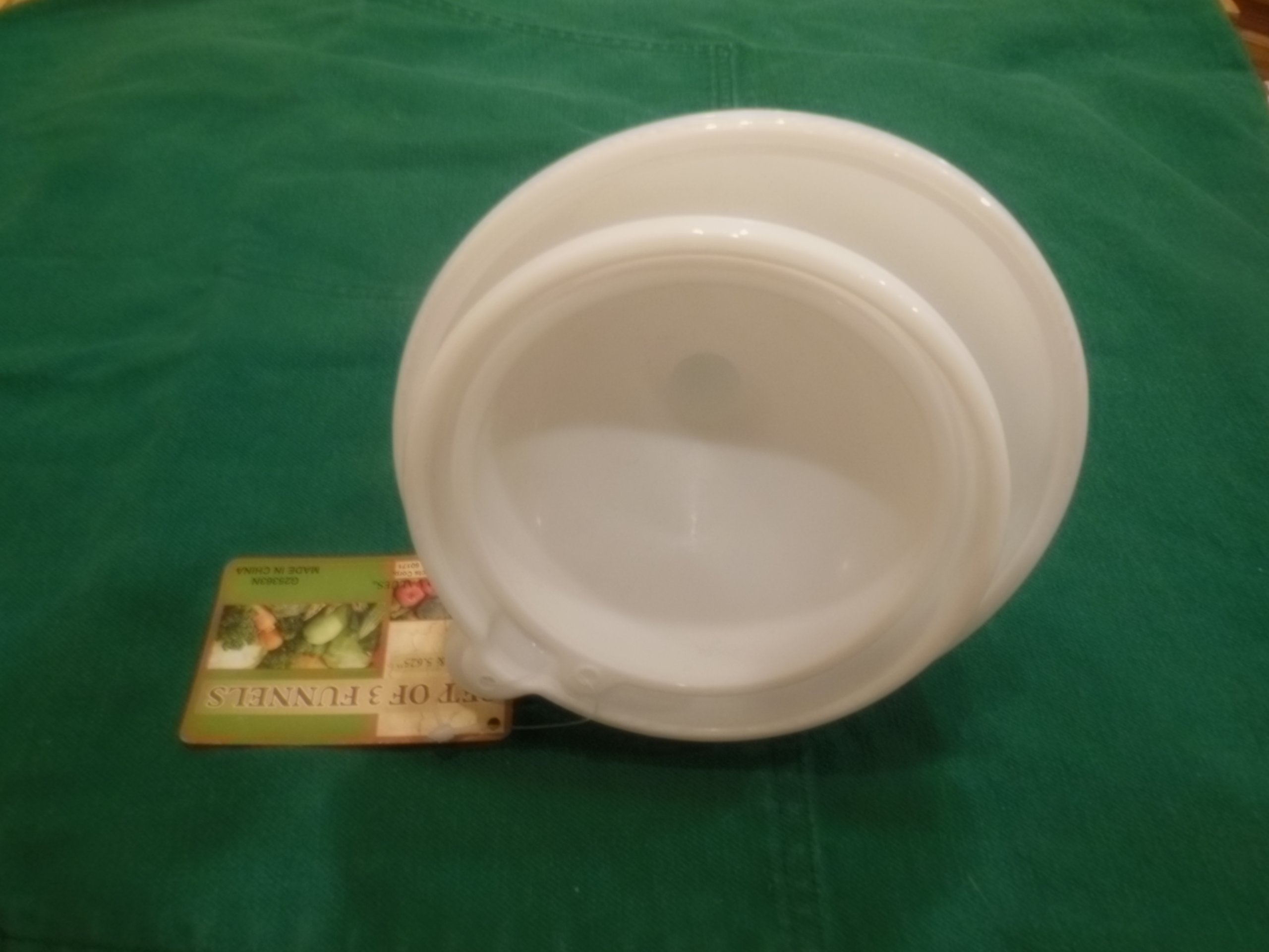 Funnel Set, Assorted Colors, 3-Pc.