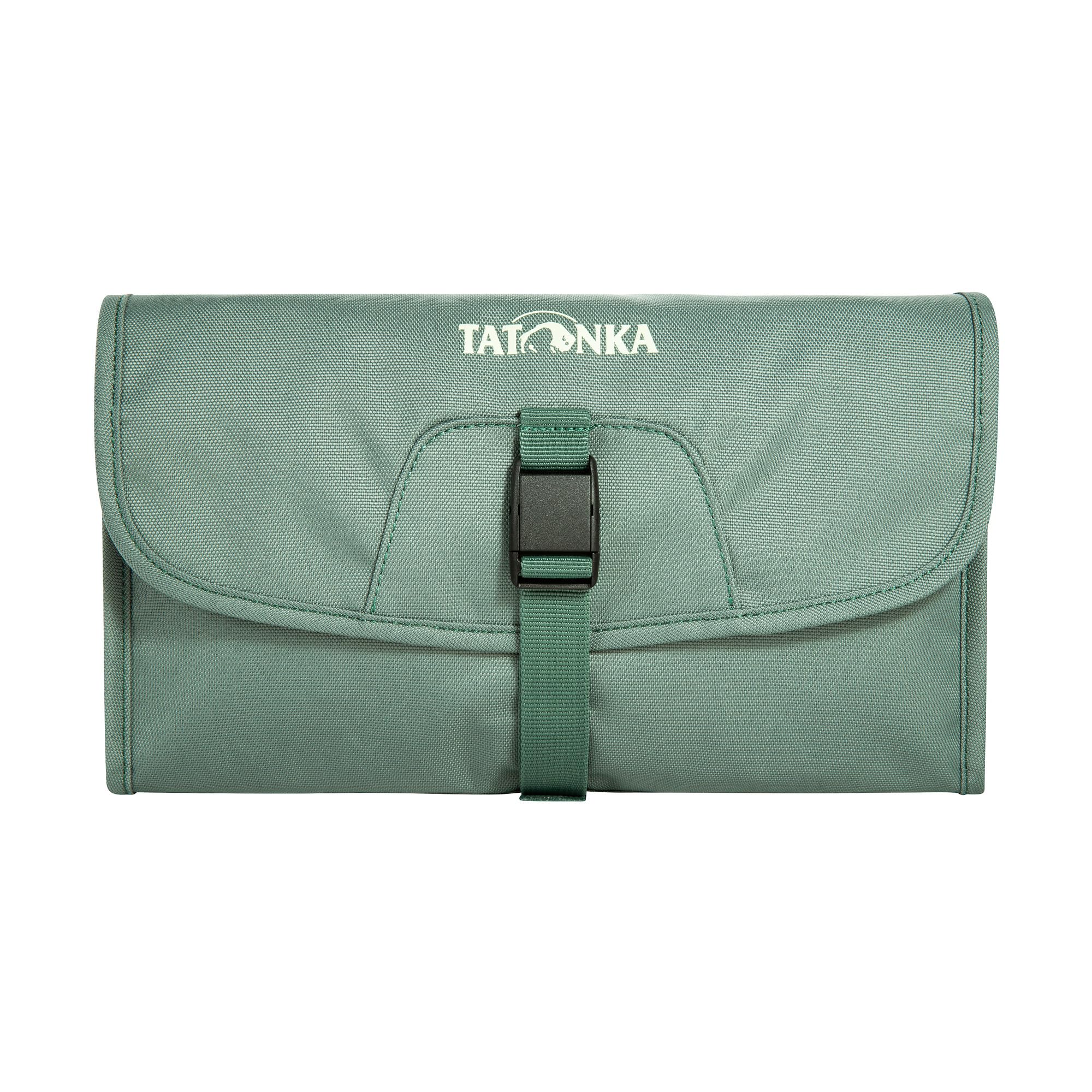 Tatonka Small Travelcare Kulturbeutel - Flache Waschtasche zum Aufhängen mit Fächern und Spiegel (Packung mit 2)