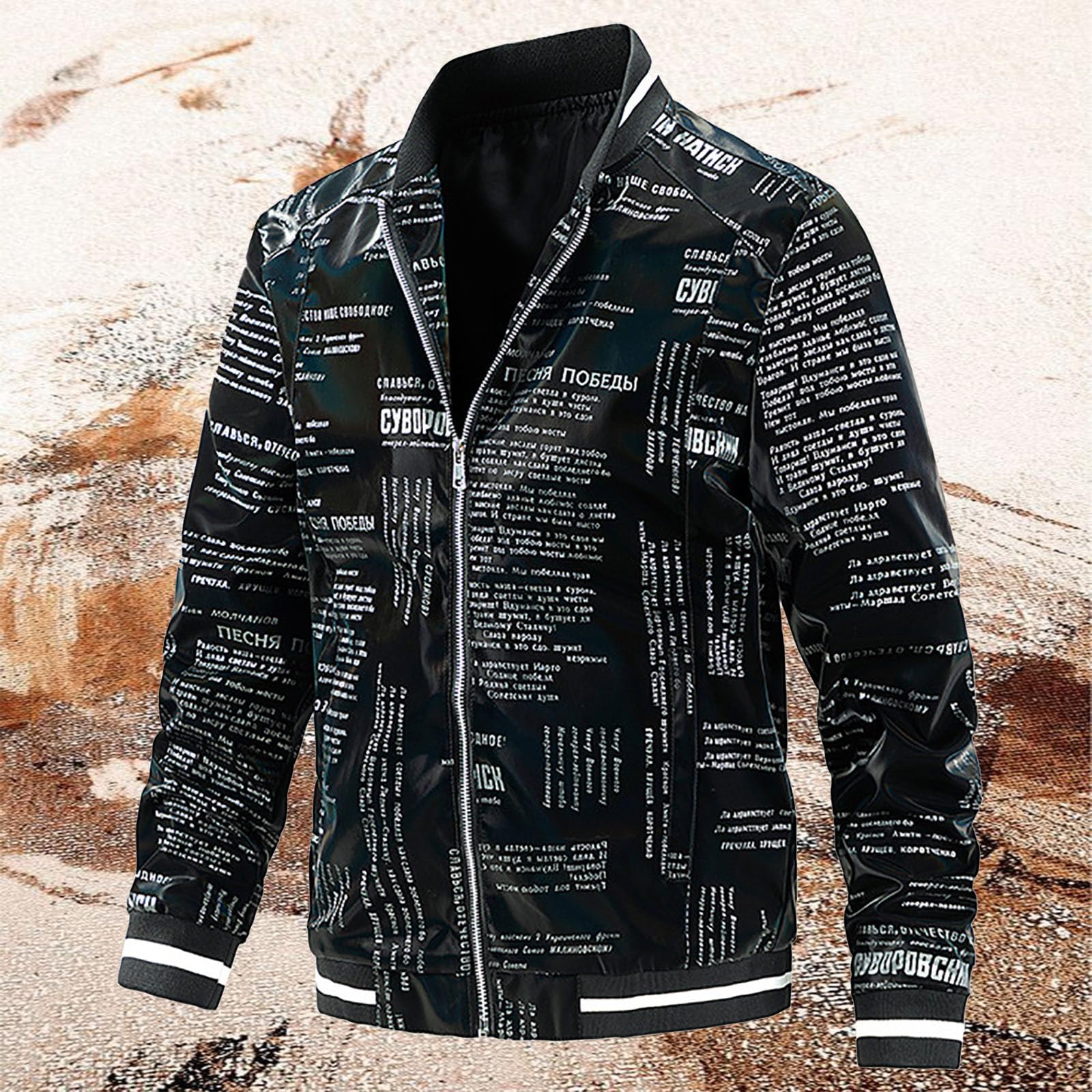Giacca Primaverile Uomo, Giacca Bomber da Uomo, Elegante Leggero Running Giubbotto Sportiva Casual Giacca Lunga Senza Cappuccio Giubbotto Uomo Mezza Stagione Giacca da Uomo per Uomo Ragazzo Primavera