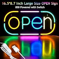Vista 20 de Letrero de neón para cafetería, cafetería, tienda, luces LED de neón alimentadas por USB, letreros decorativos de neón para cafetería, bar