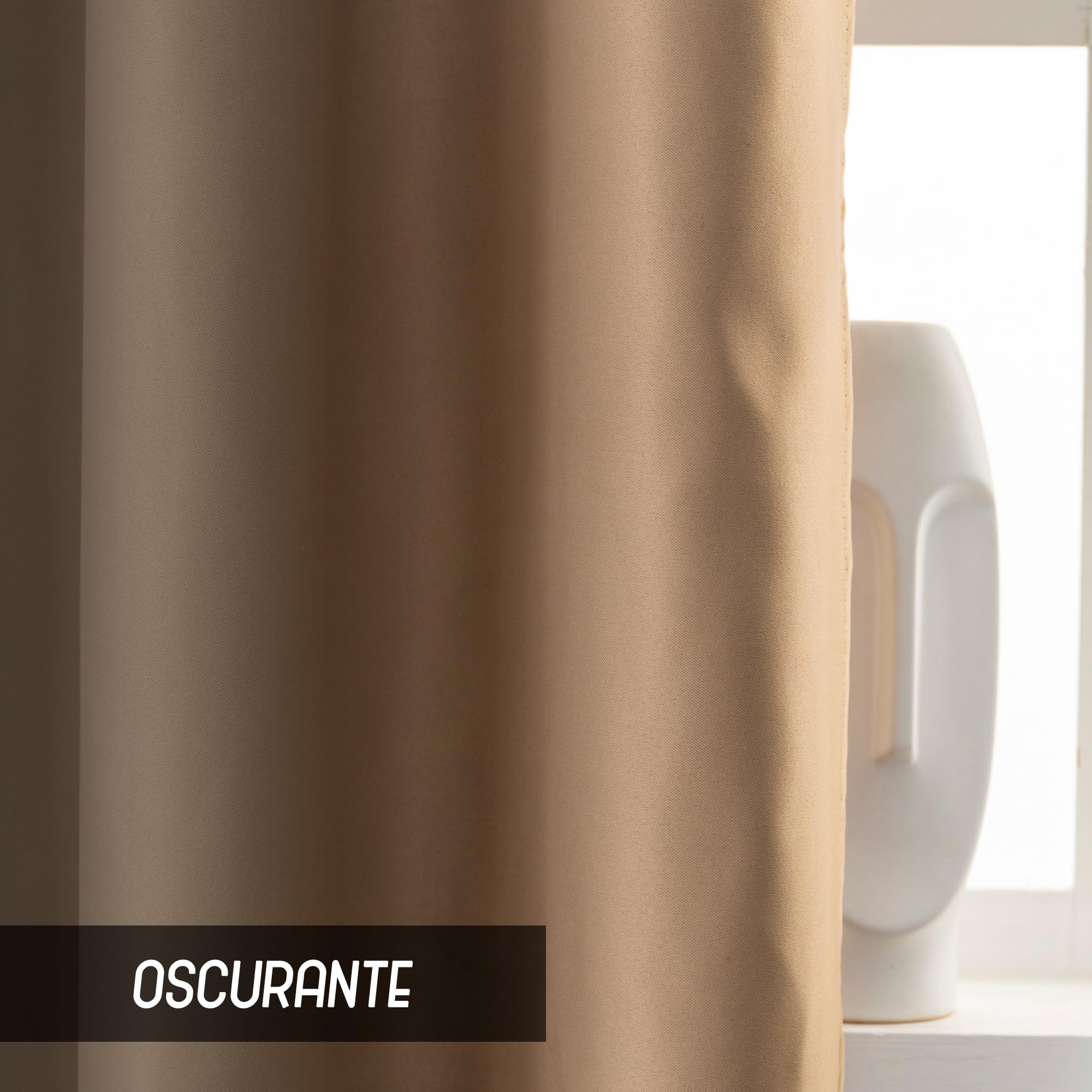 ZLQBed Tenda Oscurante Stile Industriale Lettere Tende Oscuranti Termiche Isolanti Coprente con Occhielli Tende da Sole per Camera da Letto Soggiorno Finestre Cameretta Bambini, 2 Pannelli, 220x215cm