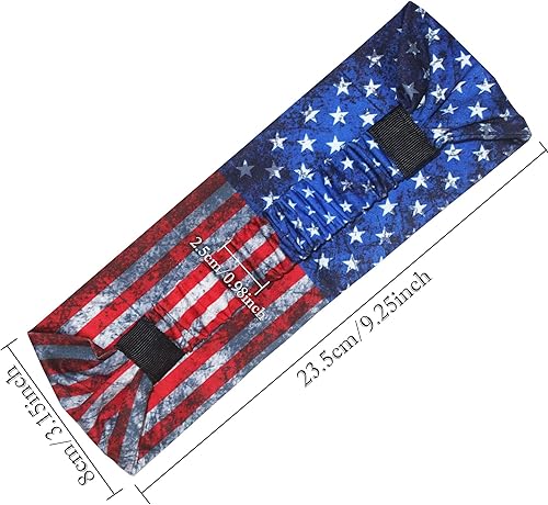 Miniatura 28 de Obacle Diademas para hombres y mujeres, bandas para el sudor, antideslizantes, transpirables, duraderas, para deportes al aire libre, entrenamiento