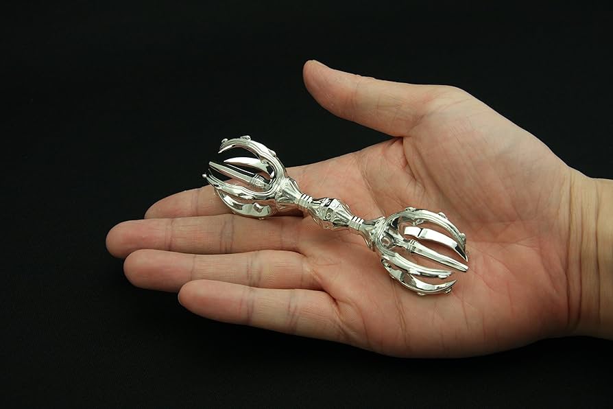 明治初期頃に造られた神仏習合系の純銀製独鈷杵 楽天市場】【密教法具 寺院用仏具】純銀-独鈷杵（純銀製） ※袋